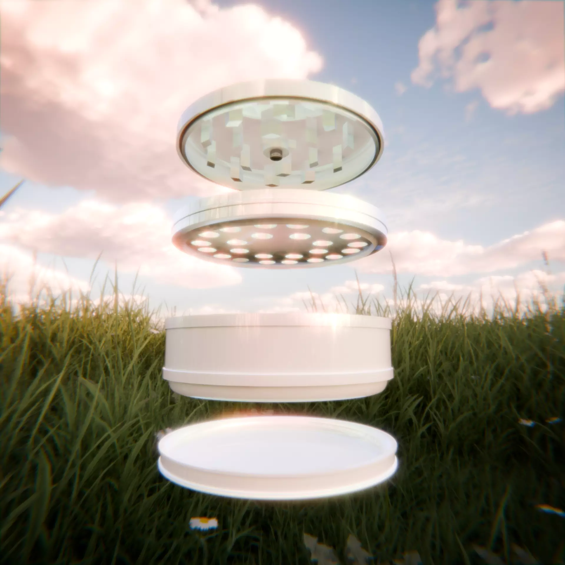 Herb Grinder 3D Model 3D model_0