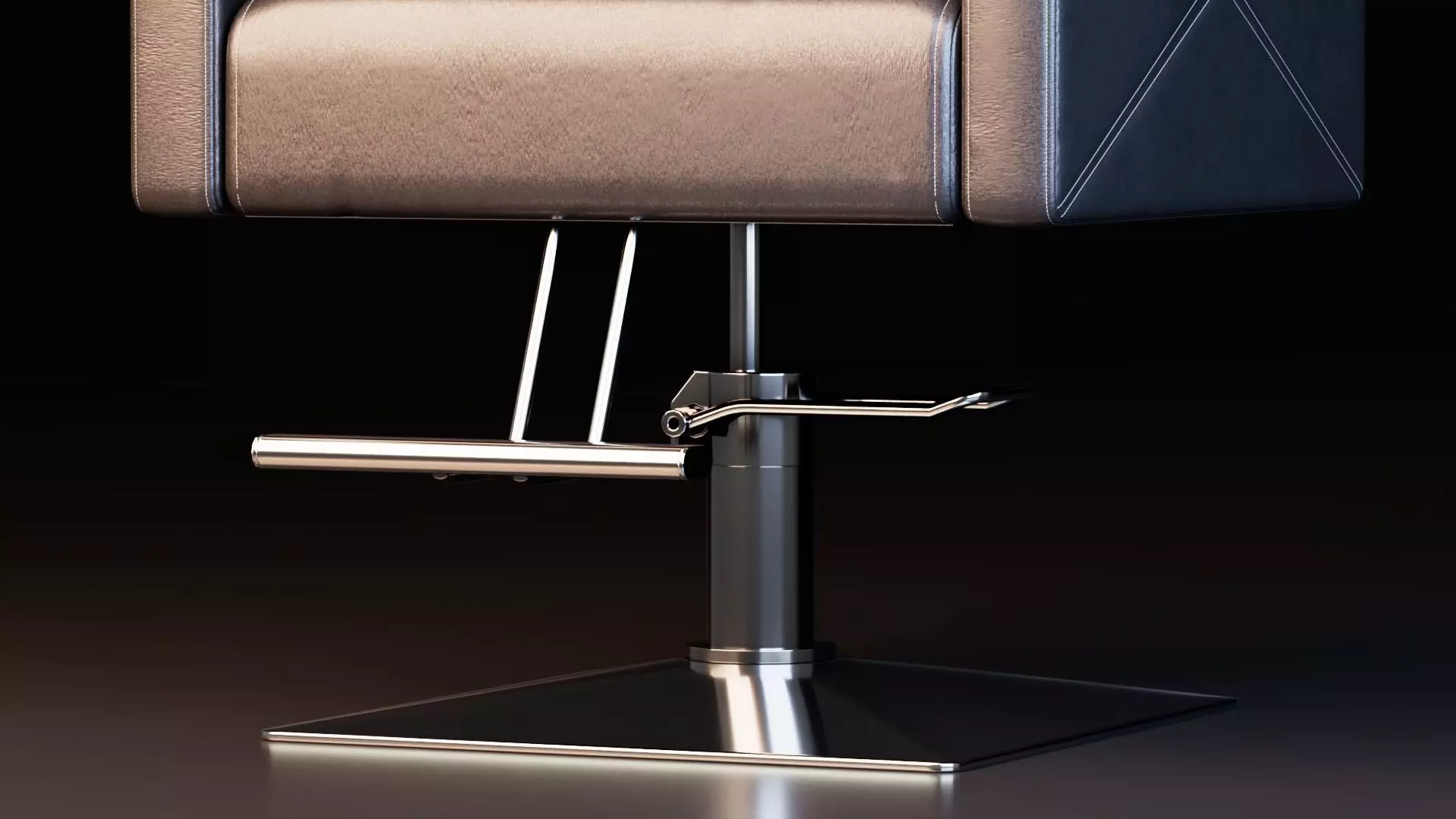 Barber Chair 3D model_5