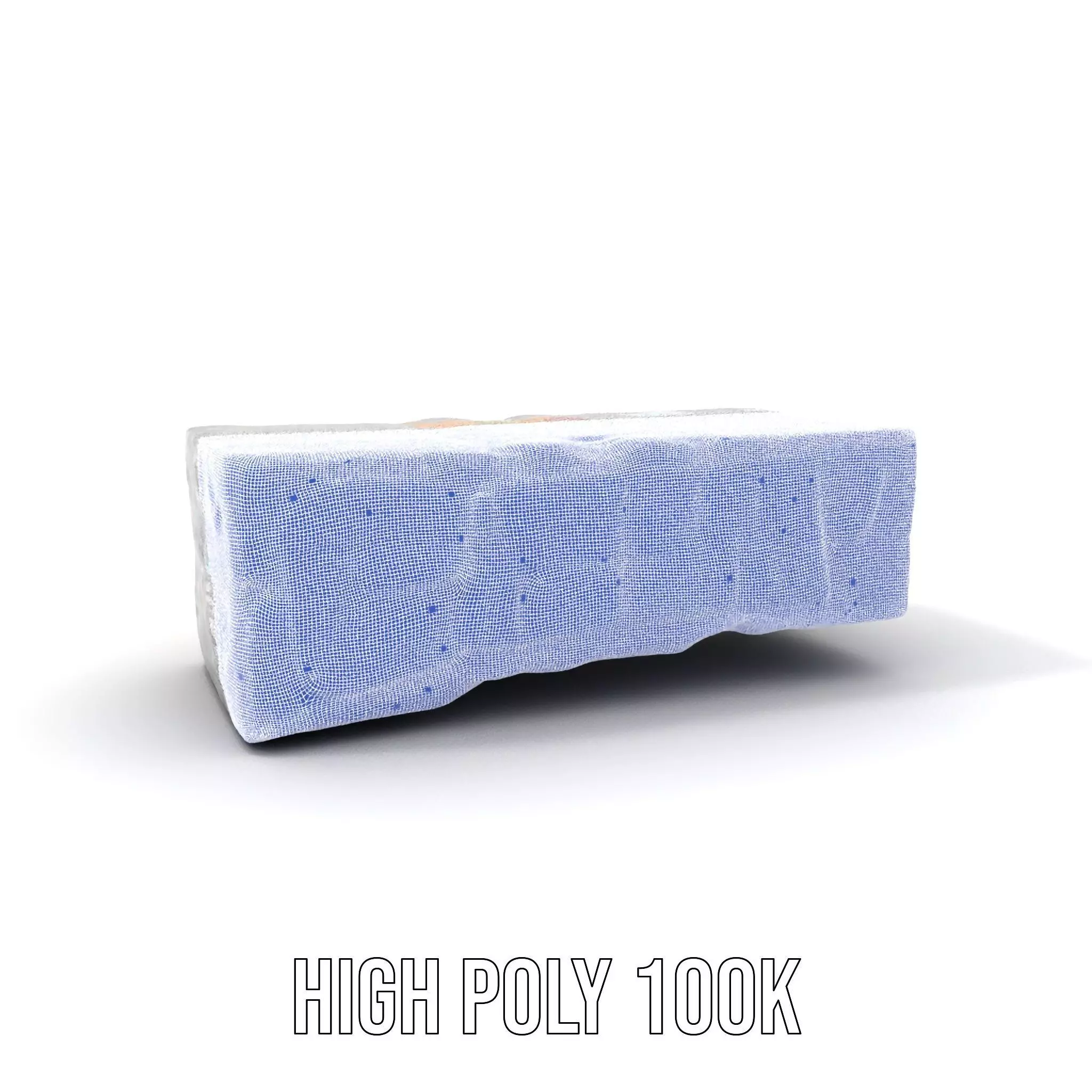 Graffiti Brick Wall model pack Low-poly 3D model_4