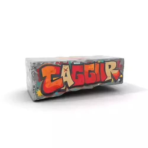 Graffiti Brick Wall model pack Low-poly 3D model Graffiti Brick Wall model pack Low-poly 3D model