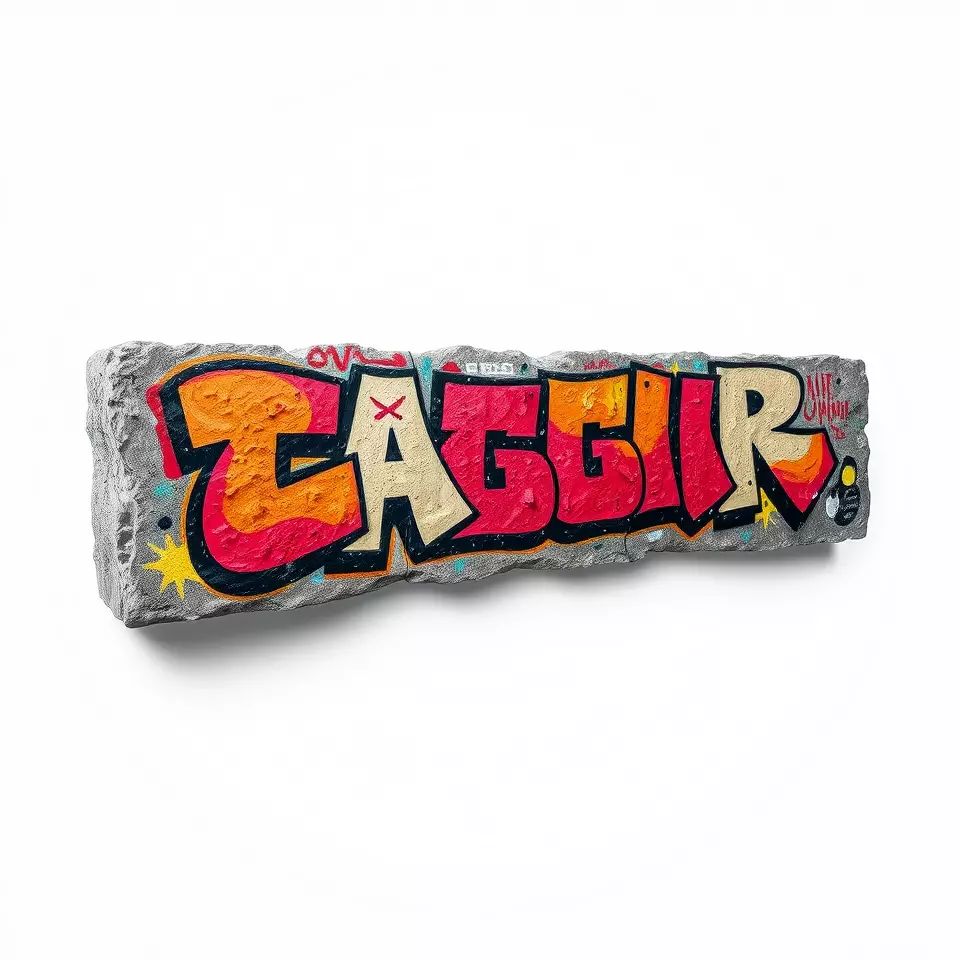 Graffiti Brick Wall model pack Low-poly 3D model_2