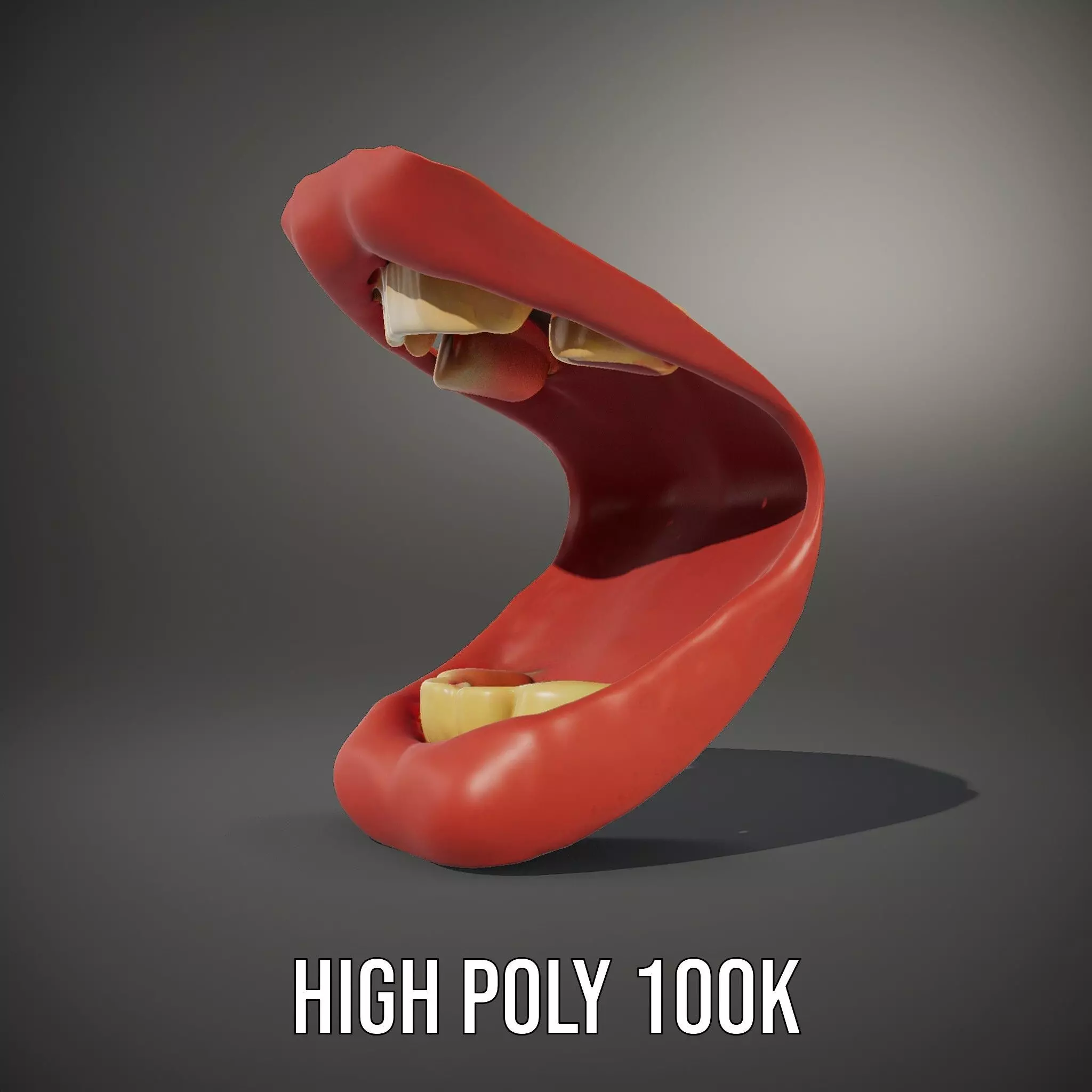 Realistic Mouth Expression model pack Low-poly 3D model_10