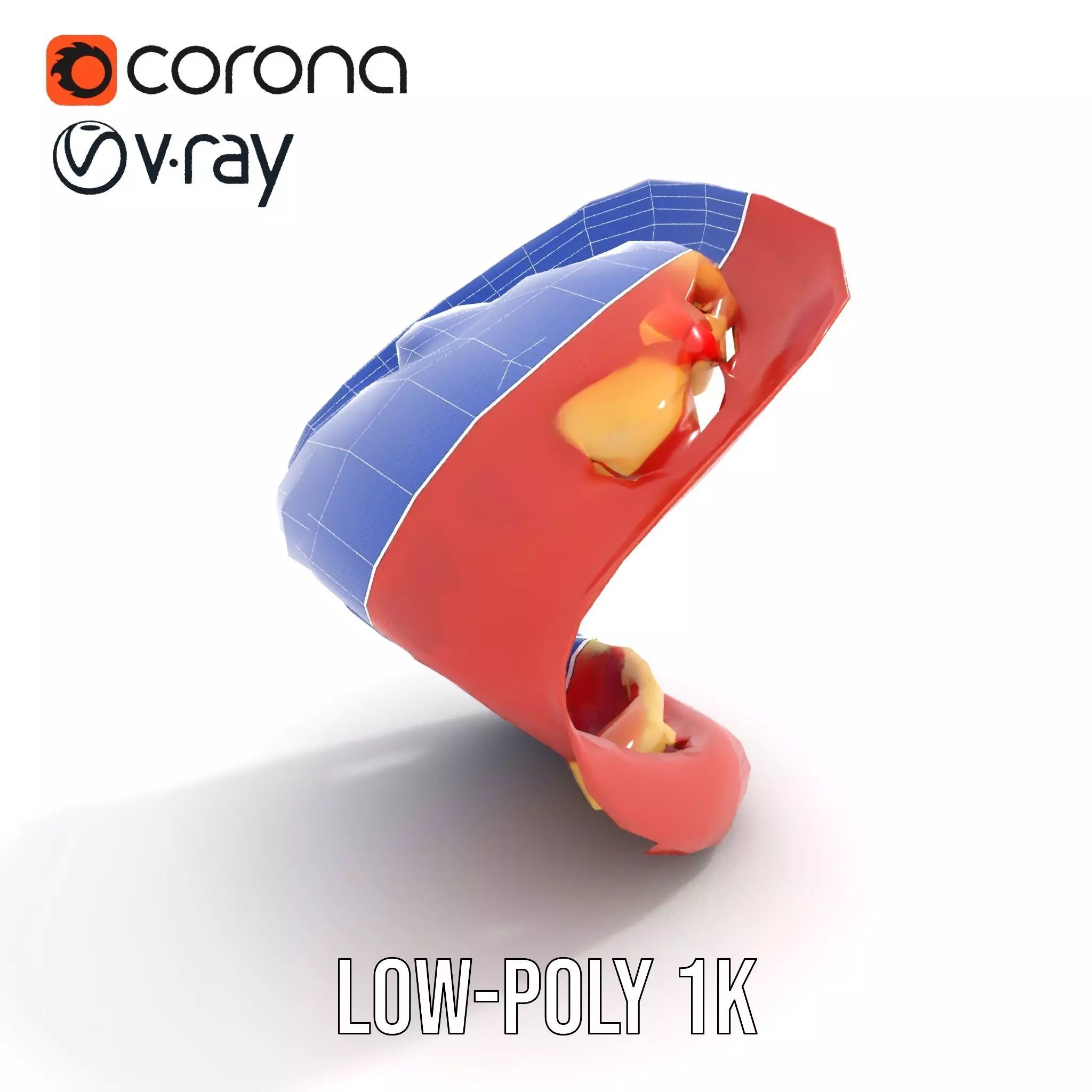 Realistic Mouth Expression model pack Low-poly 3D model_31