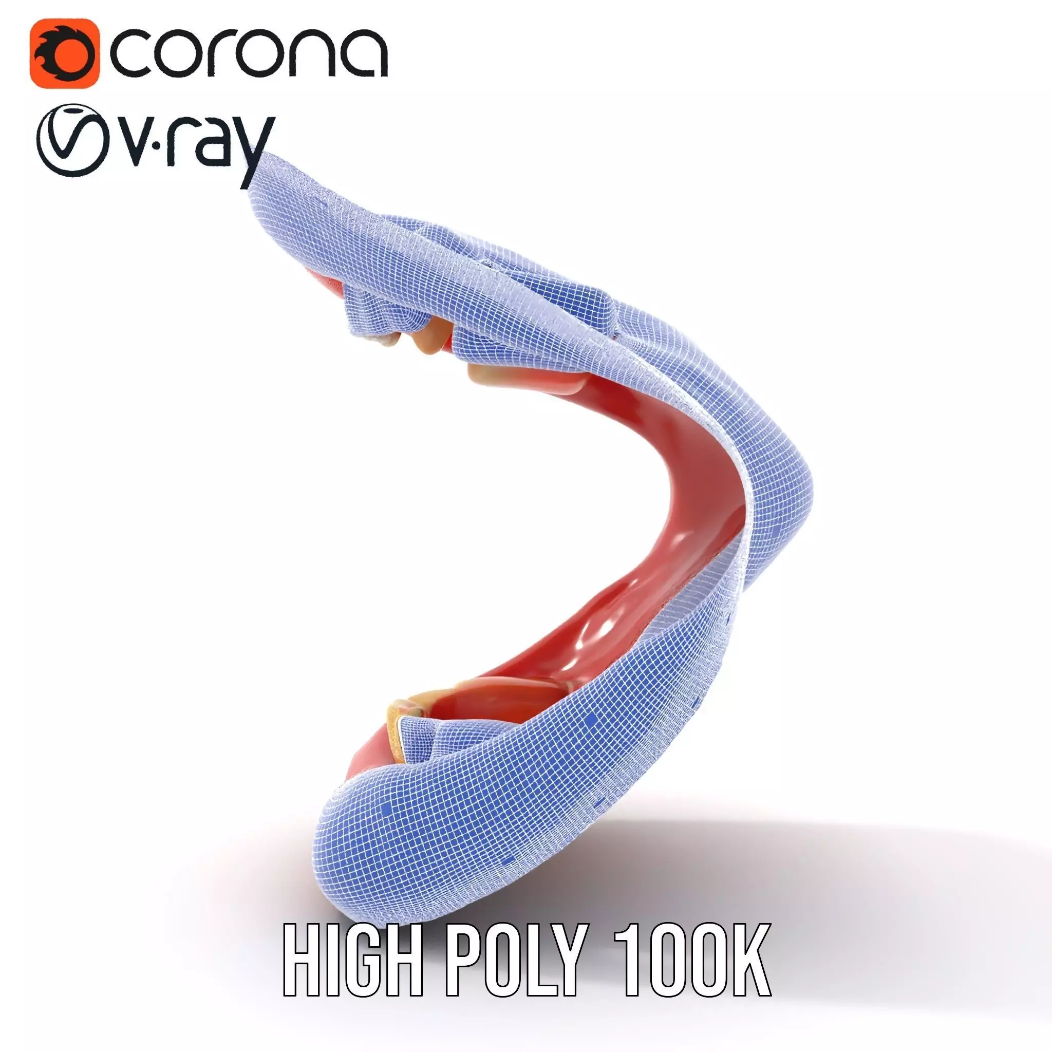 Realistic Mouth Expression model pack Low-poly 3D model_29