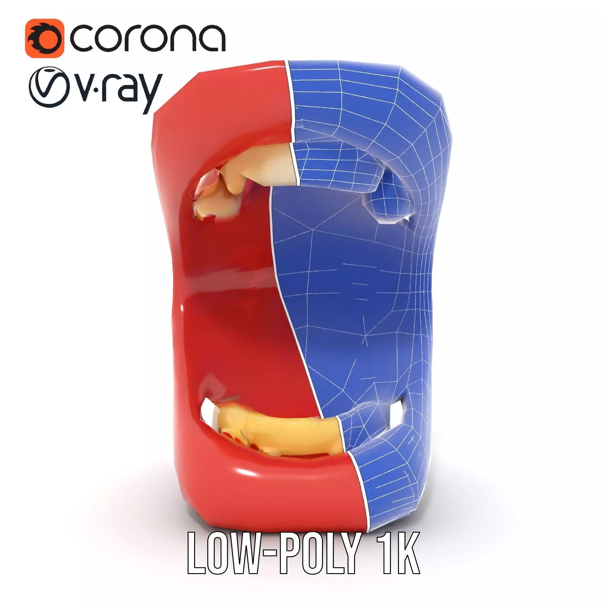 Realistic Mouth Expression model pack Low-poly 3D model_28