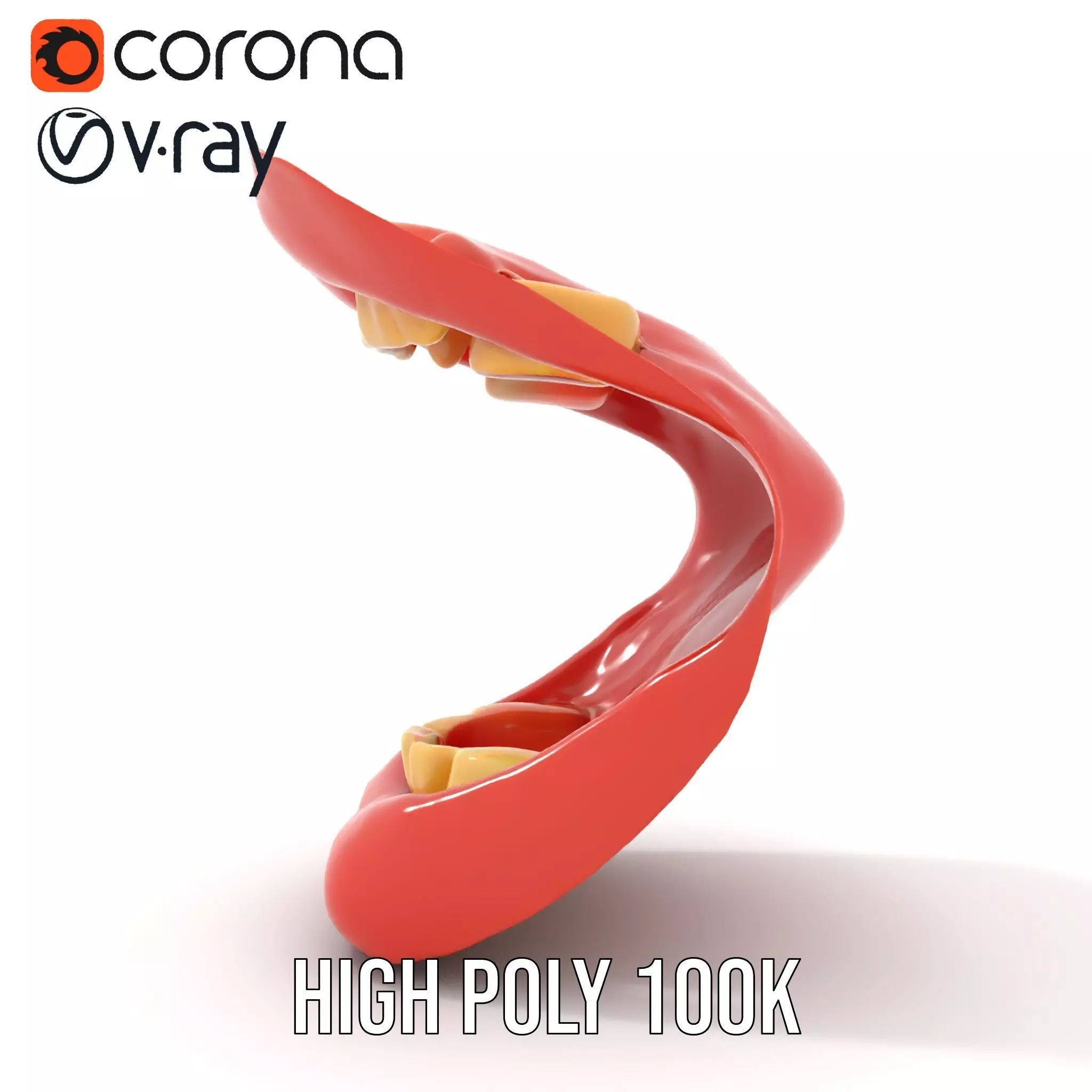 Realistic Mouth Expression model pack Low-poly 3D model_20