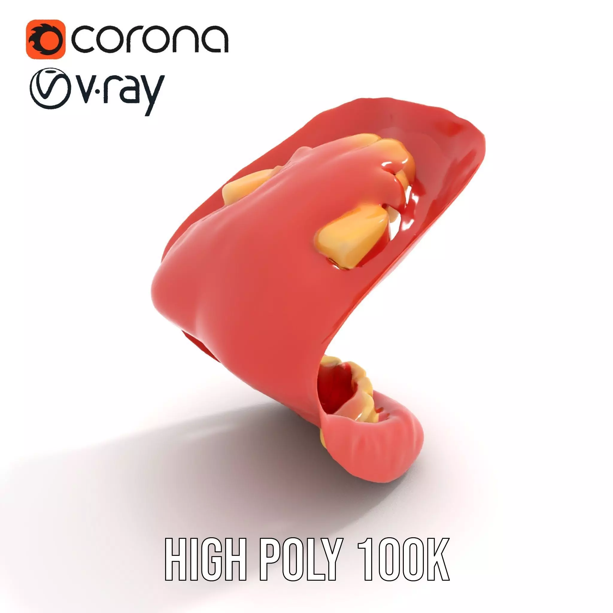 Realistic Mouth Expression model pack Low-poly 3D model_23