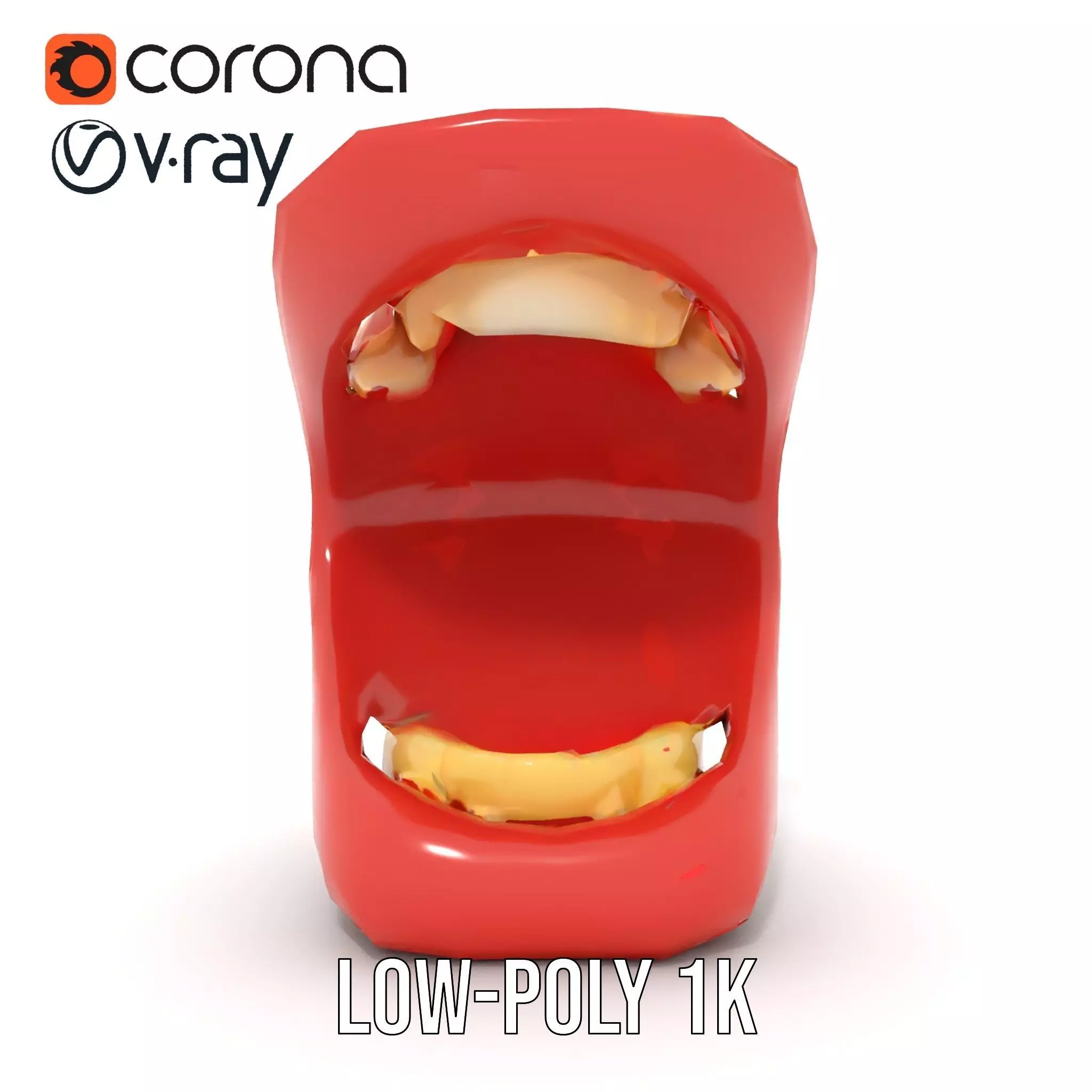 Realistic Mouth Expression model pack Low-poly 3D model_22