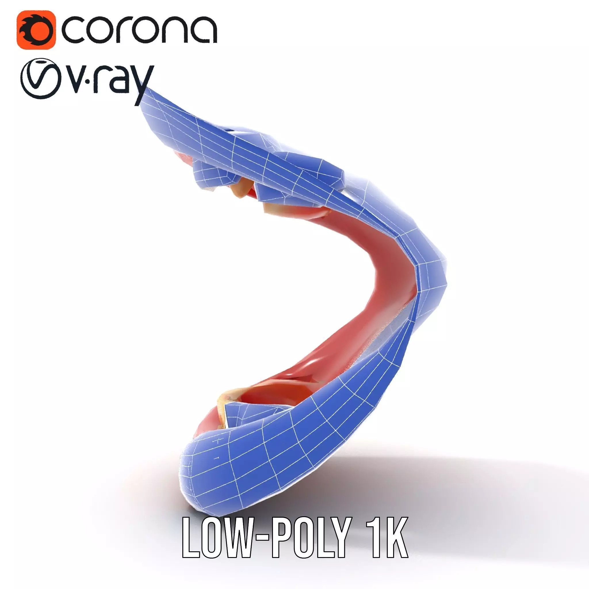 Realistic Mouth Expression model pack Low-poly 3D model_7