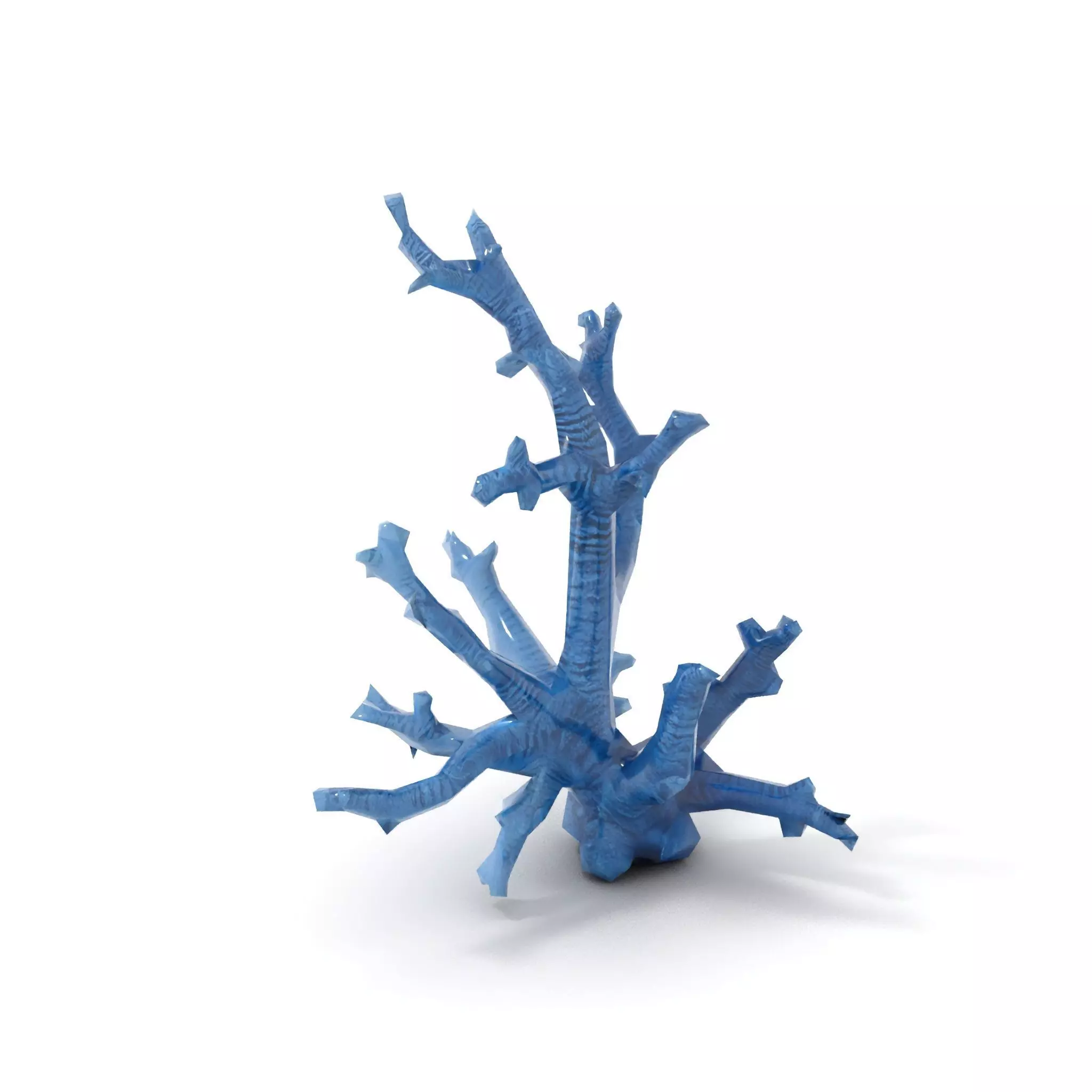 Blue Coral Sculpture model pack Low-poly 3D model_9