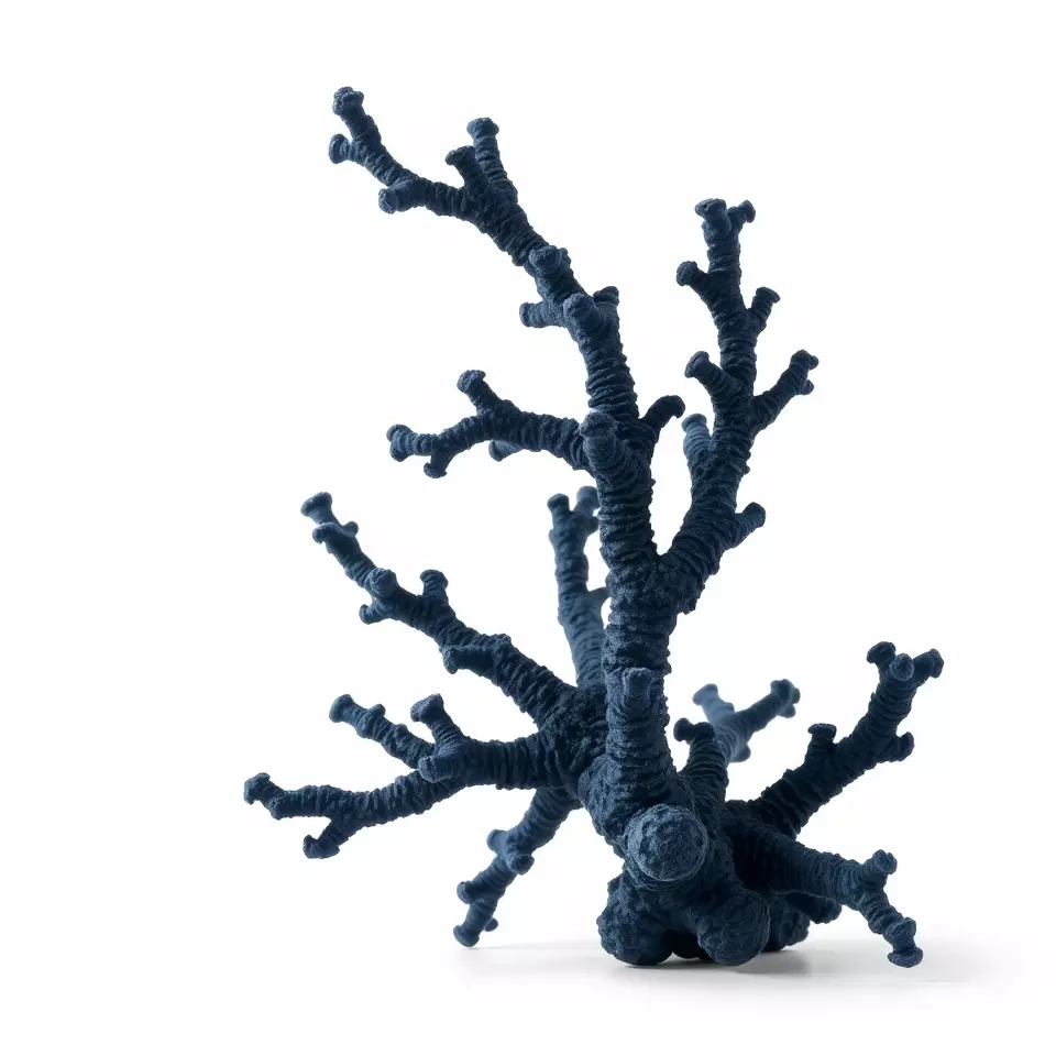 Blue Coral Sculpture model pack Low-poly 3D model_2