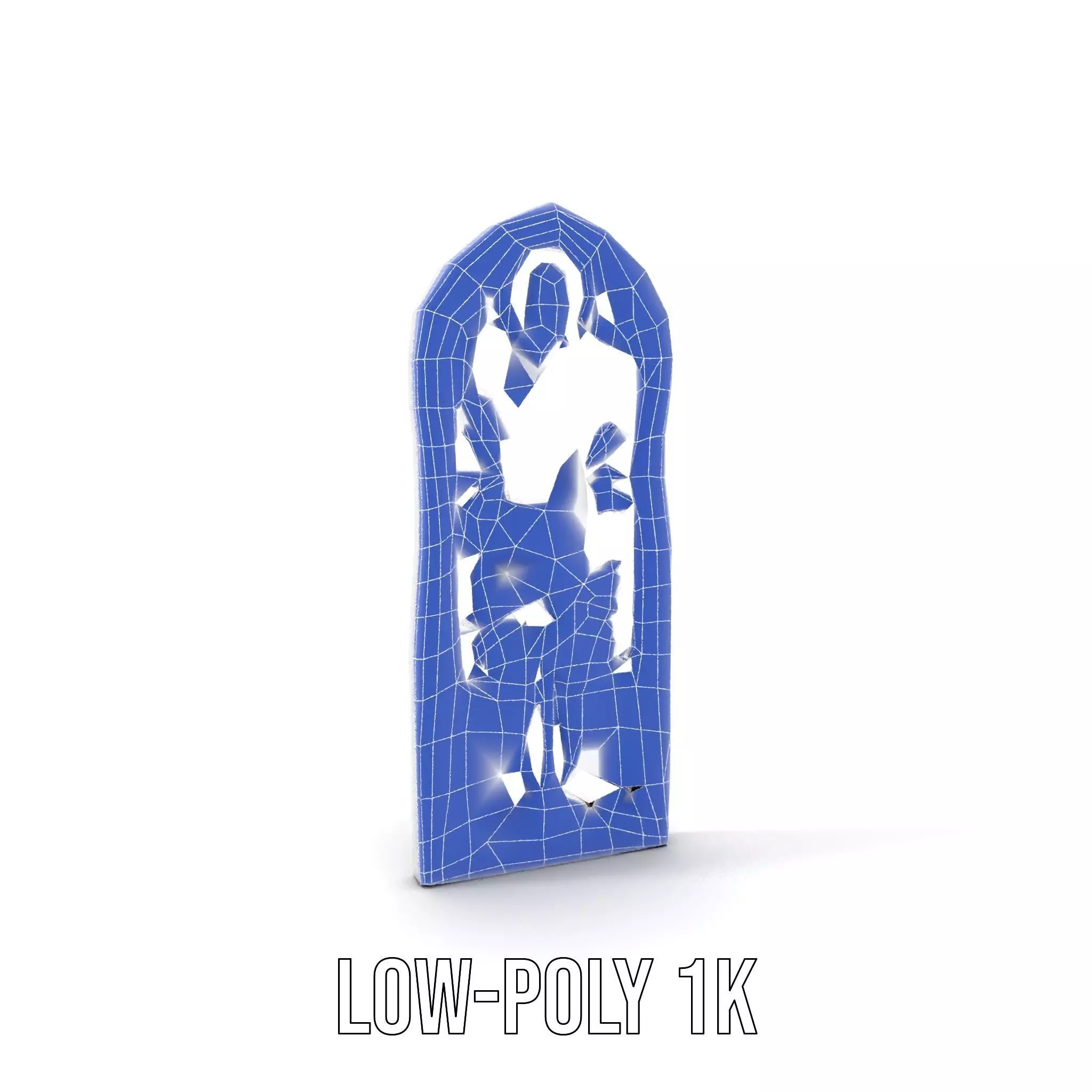 Colorful Stained Glass Window model pack Low-poly 3D model_30