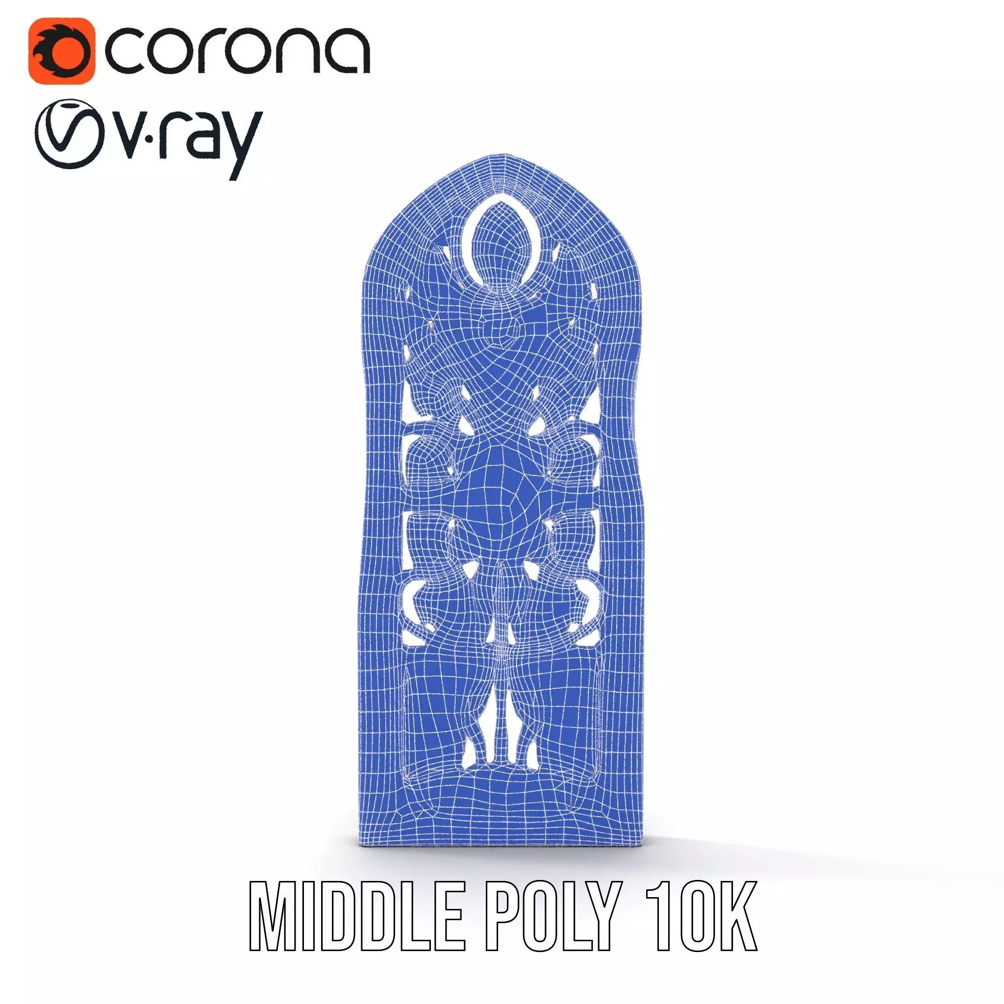 Colorful Stained Glass Window model pack Low-poly 3D model_24