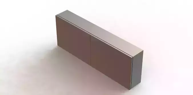 Painel Eletrico Dupla 300 x 690 x 1890 Duble Electrical Panel 3D model