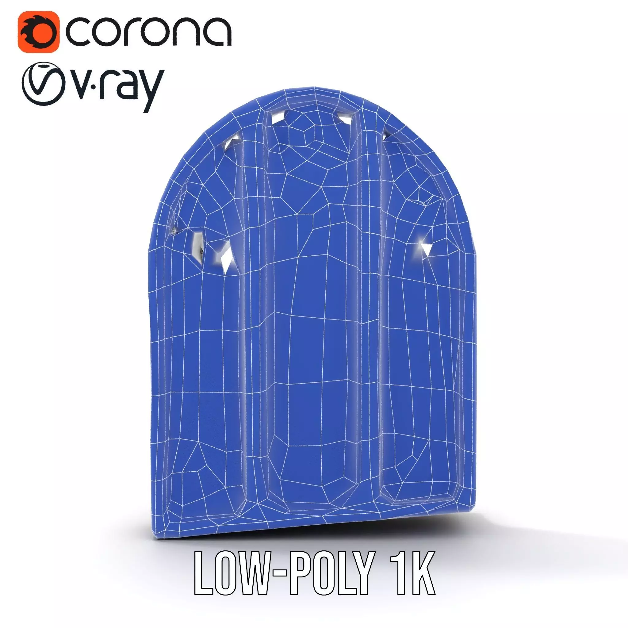 Gothic Stained Glass Window model pack Low-poly 3D model_30