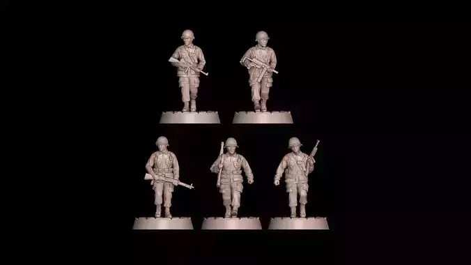 USA Soldiers WW2 Bolt Action