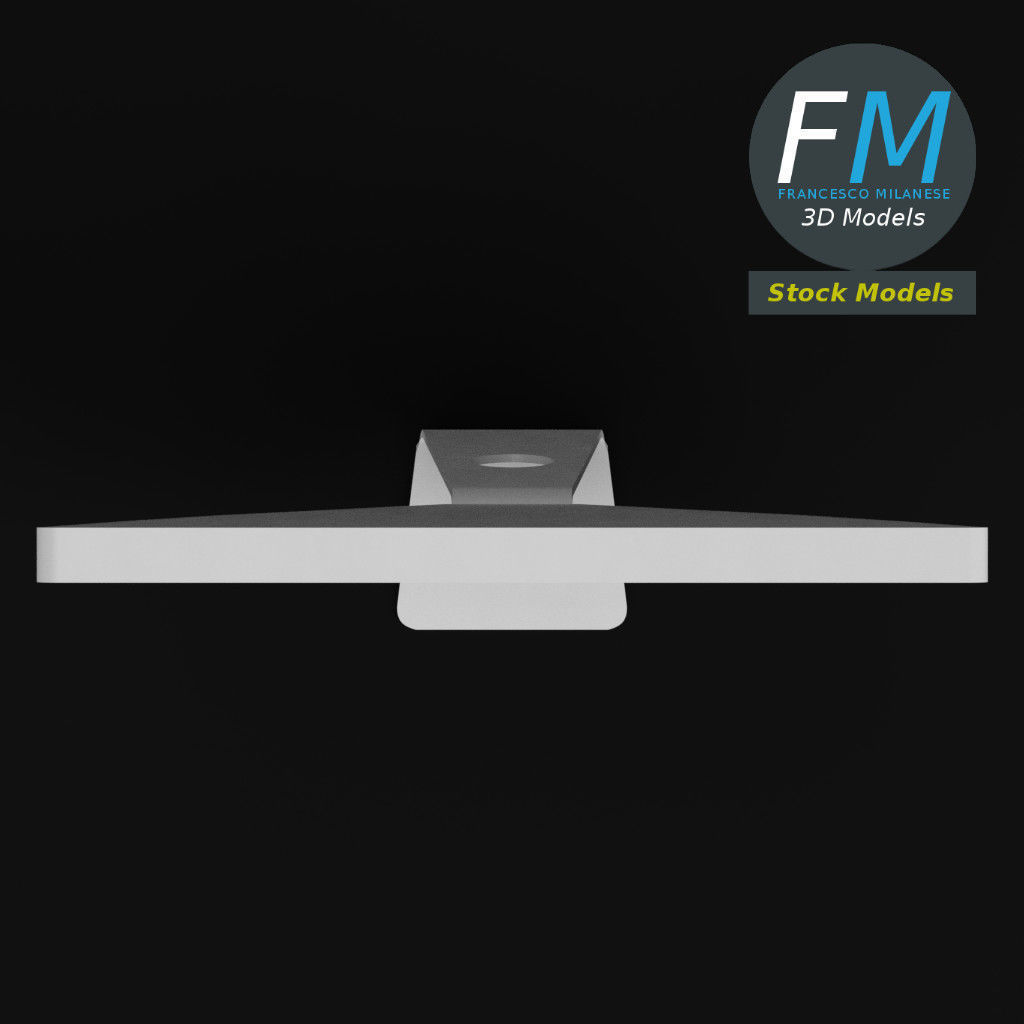 Apple 24 inch LED cinema display 3D model_6