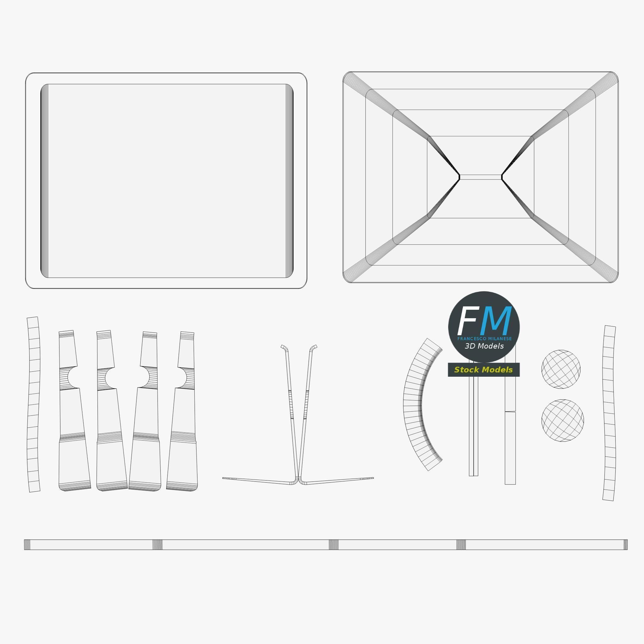 Apple 24 inch LED cinema display 3D model_11