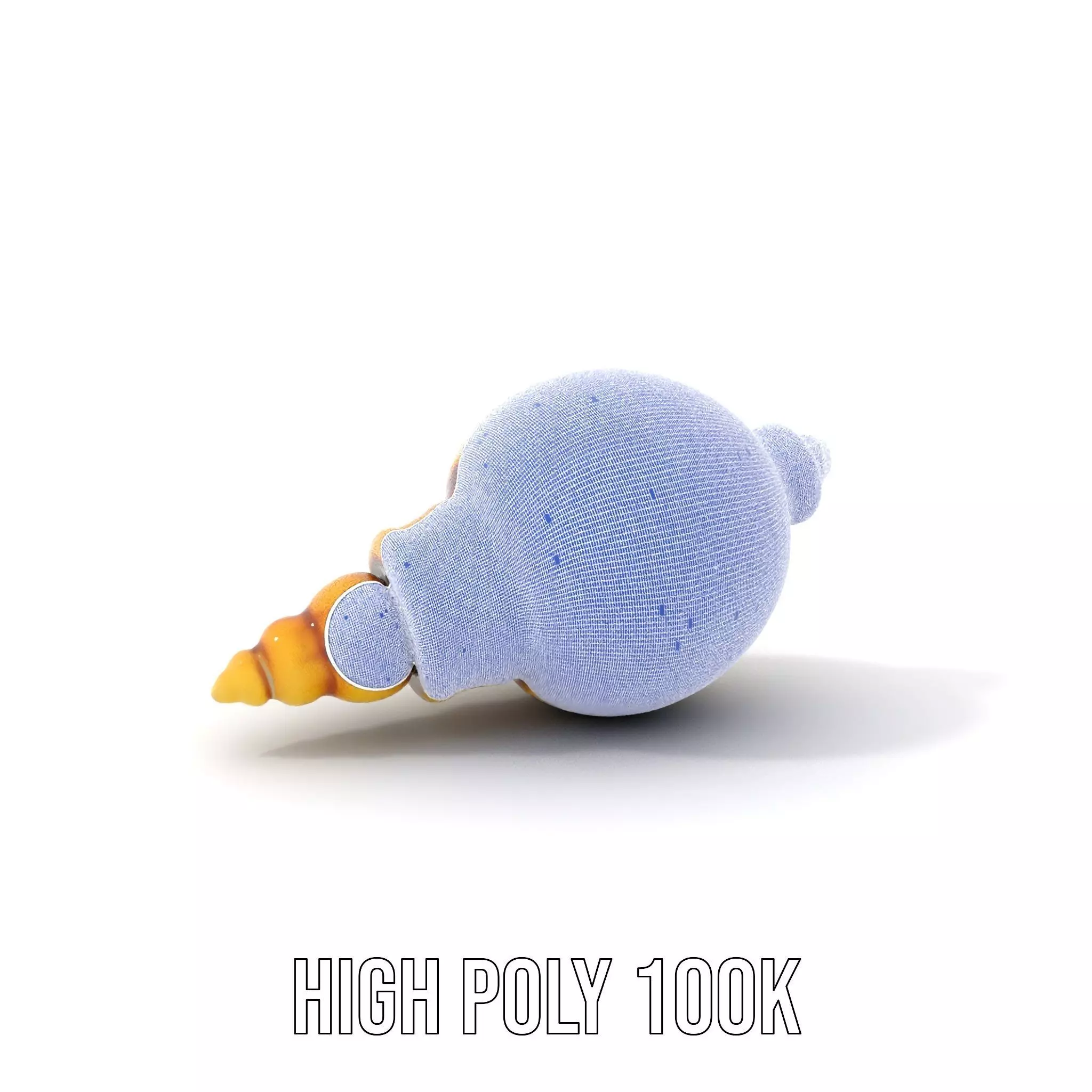 Elegant Sea Shell model pack Low-poly 3D model_4