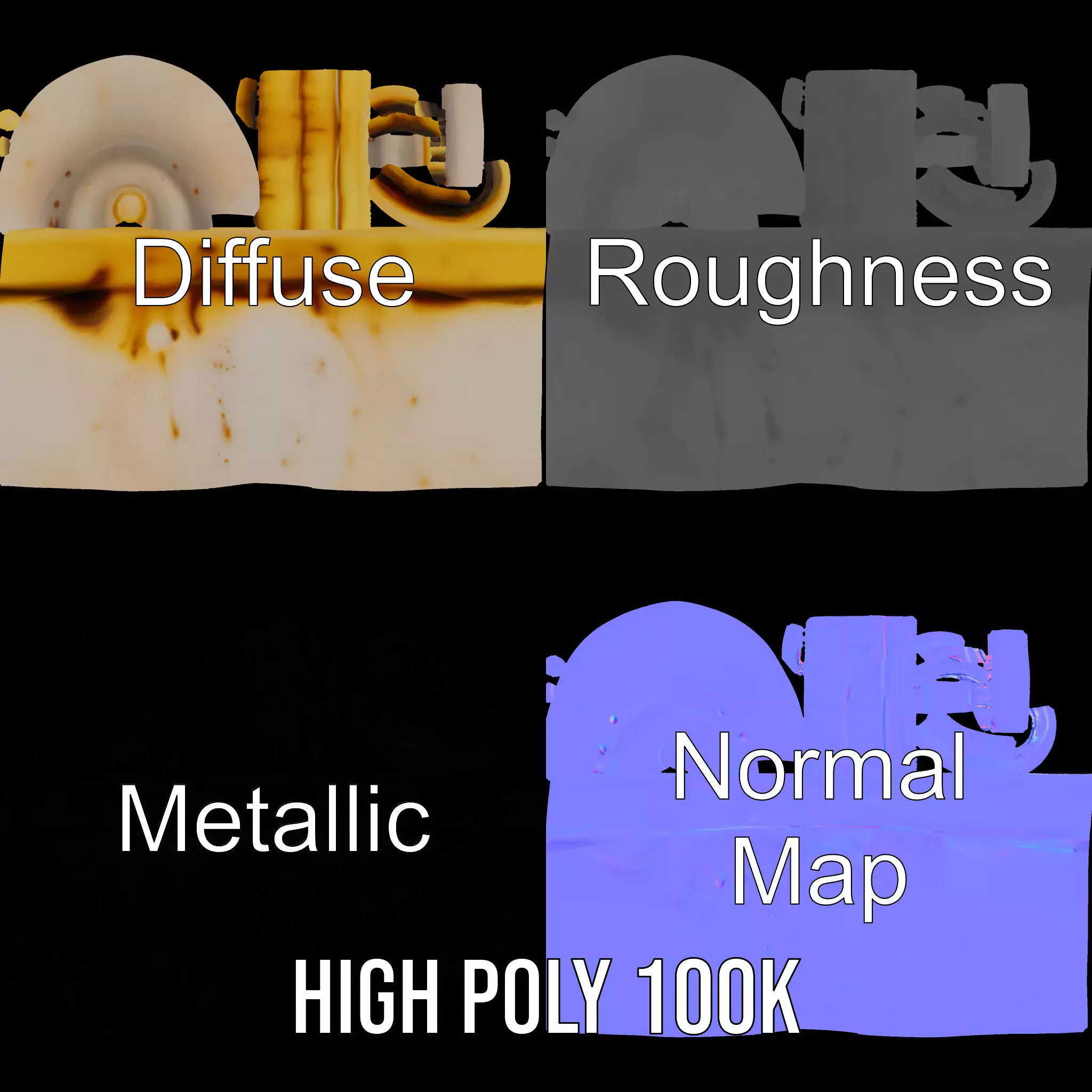 Elegant Sea Shell model pack Low-poly 3D model_3