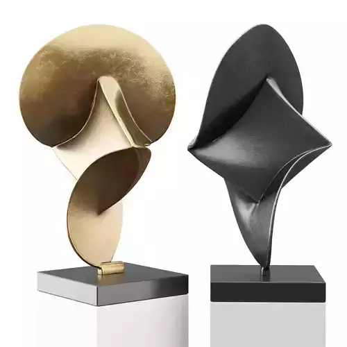 Karl Geckler Double Discus Sculpture