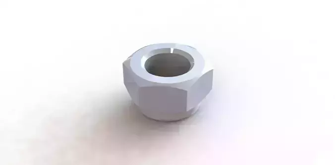 Porca Parlock M16 Nut 3D model