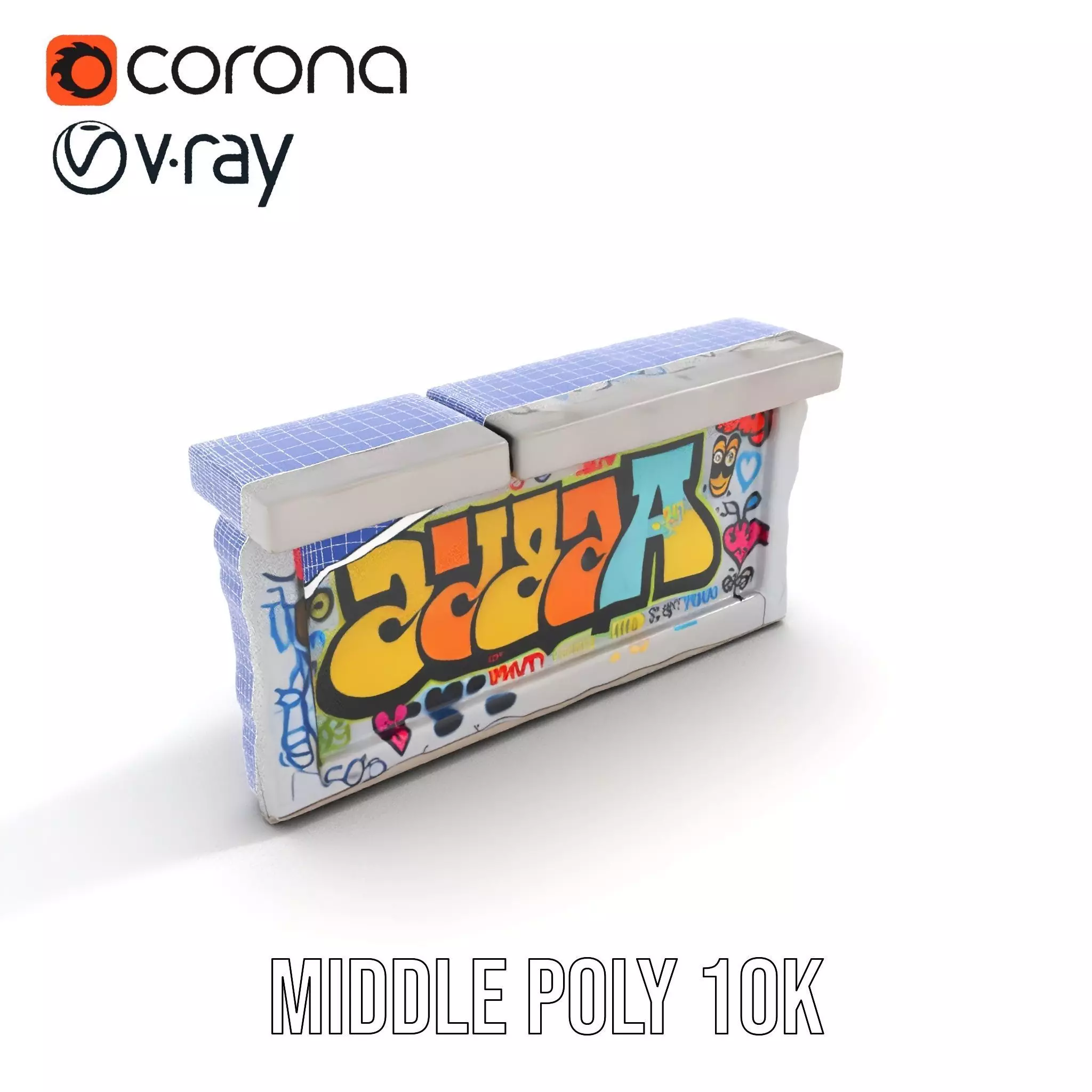 Colorful Graffiti Wall model pack Texture_18