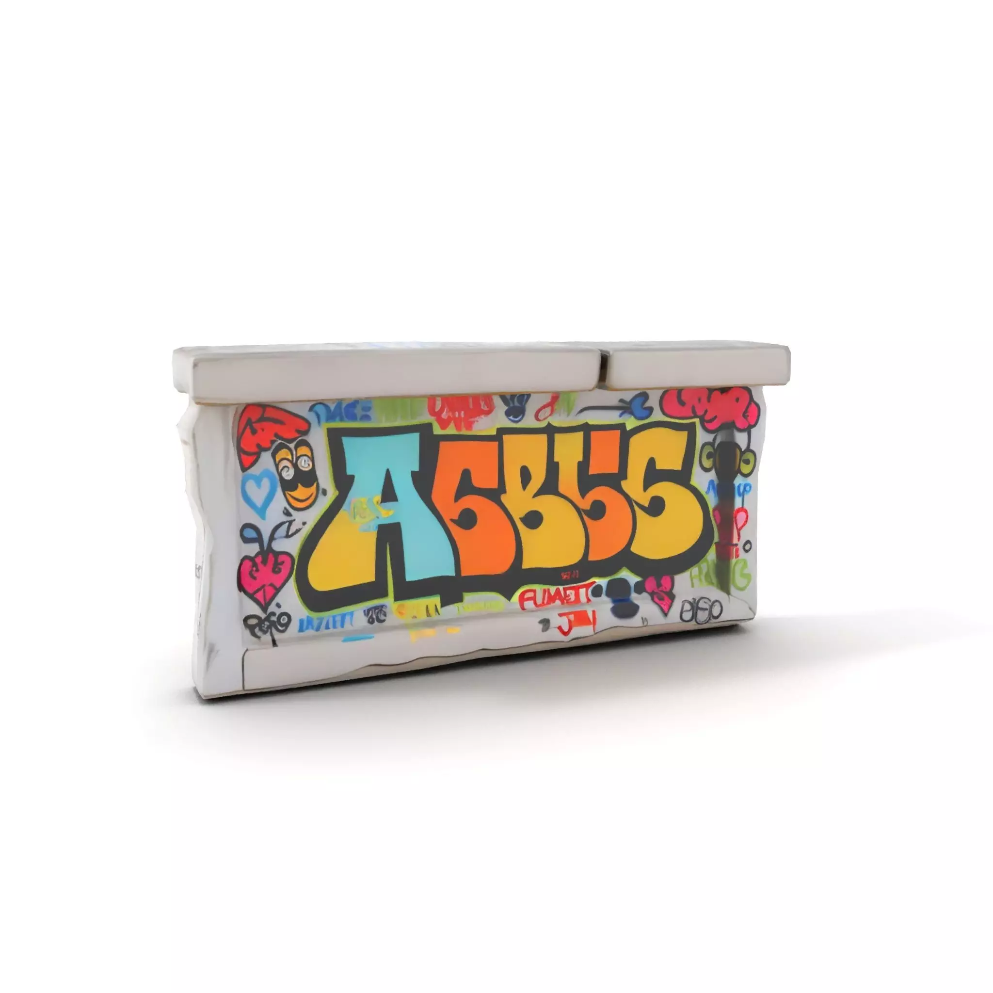 Colorful Graffiti Wall model pack Texture_7