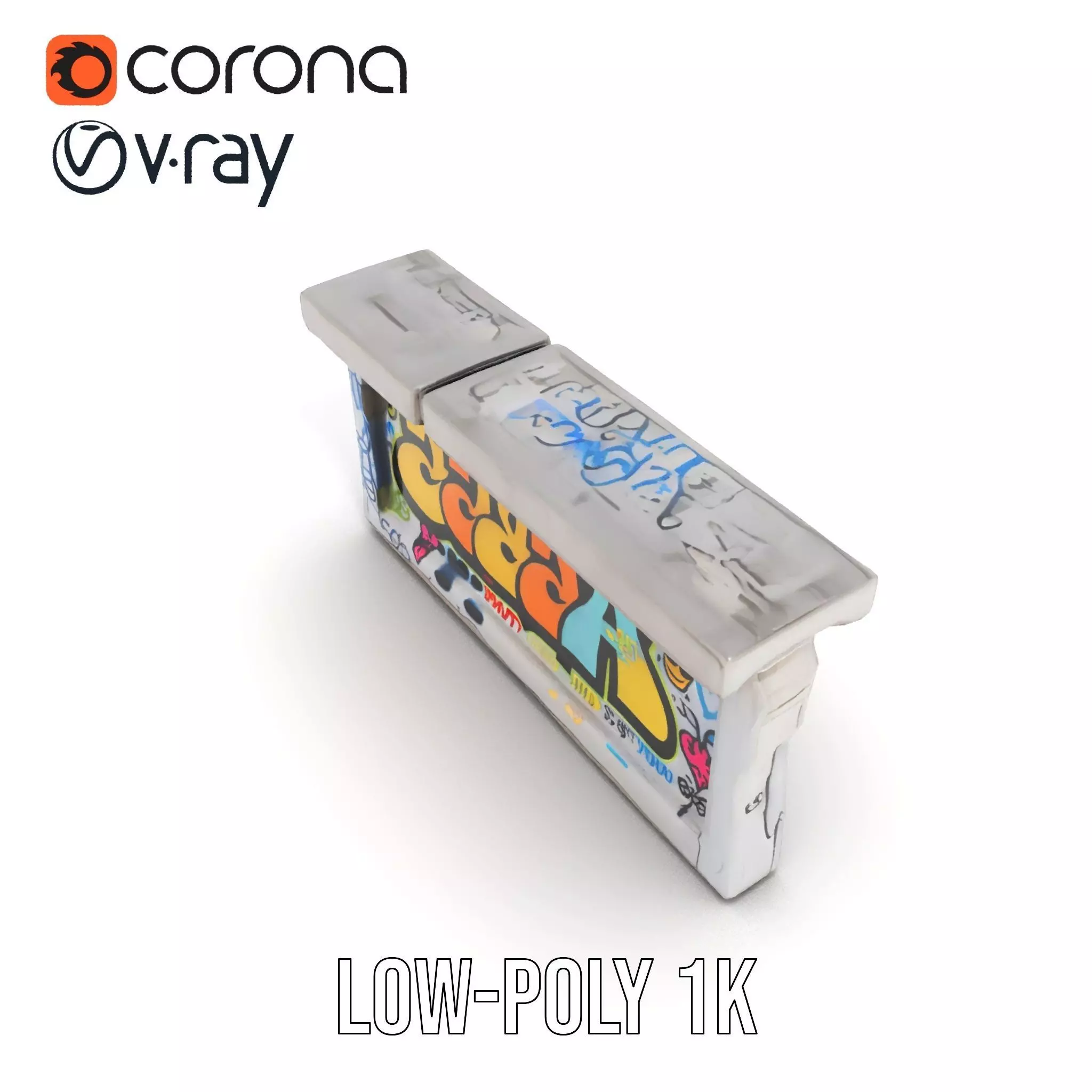 Colorful Graffiti Wall model pack Texture_9