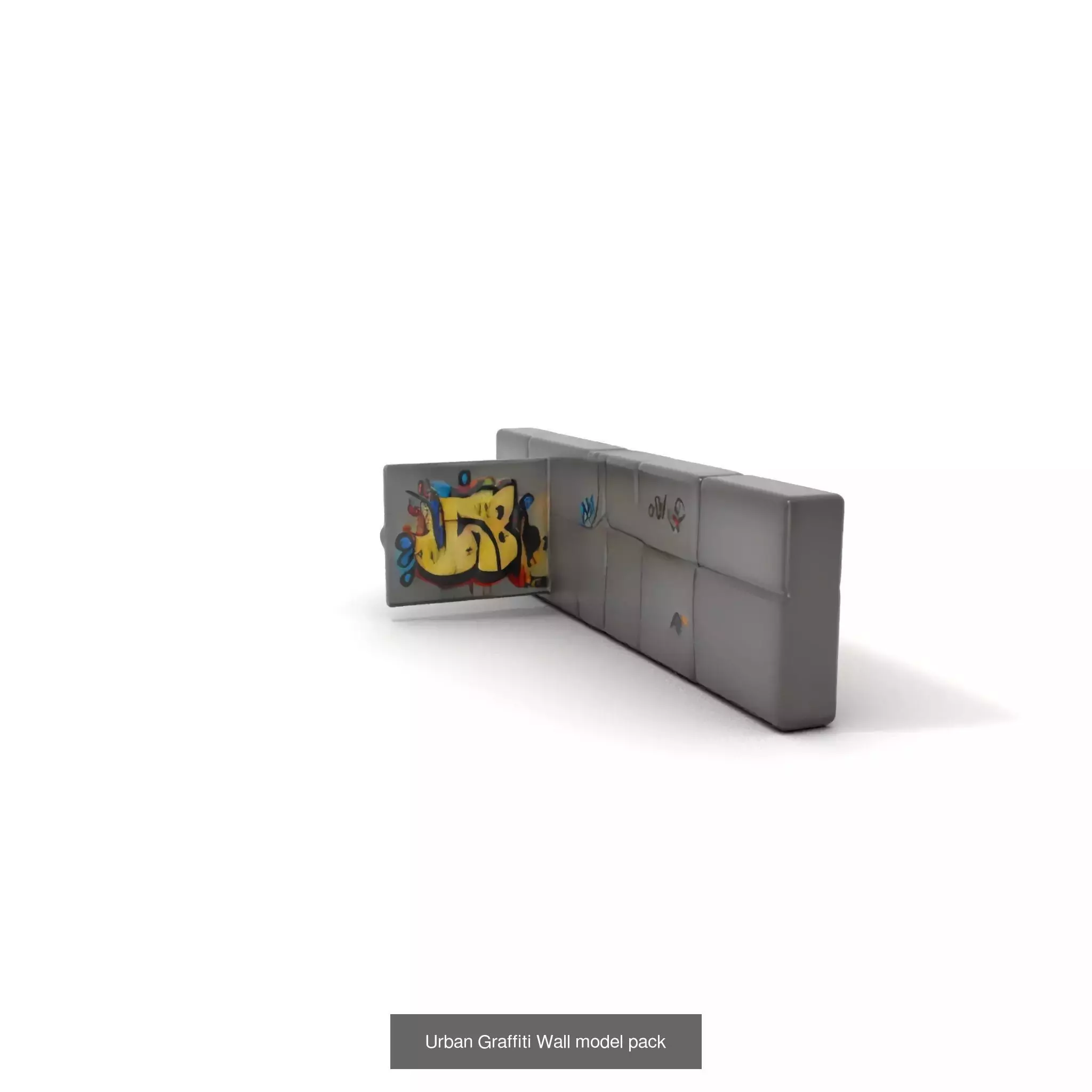 Urban Graffiti 3D Models Collection _37