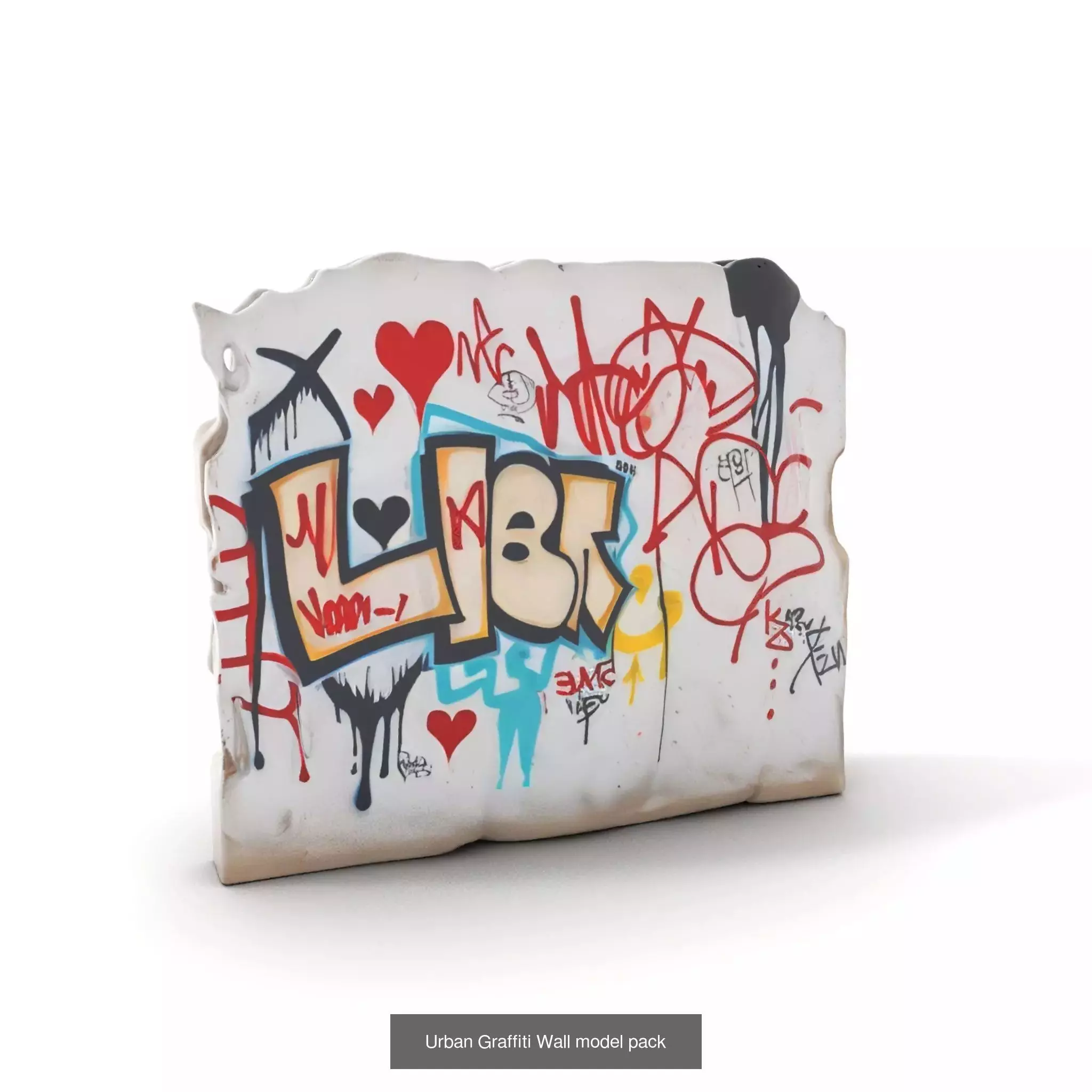 Urban Graffiti 3D Models Collection _51