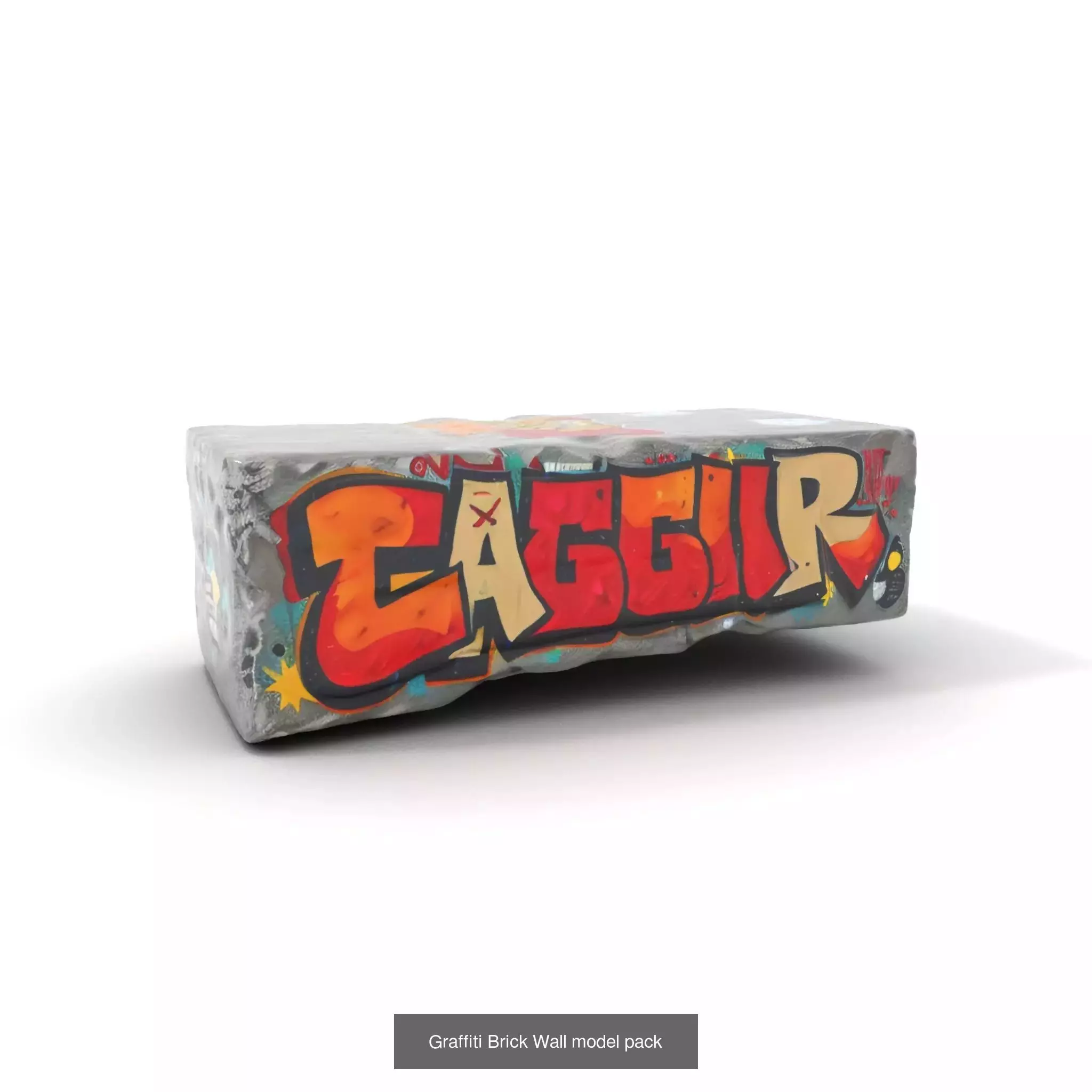 Urban Graffiti 3D Models Collection _53