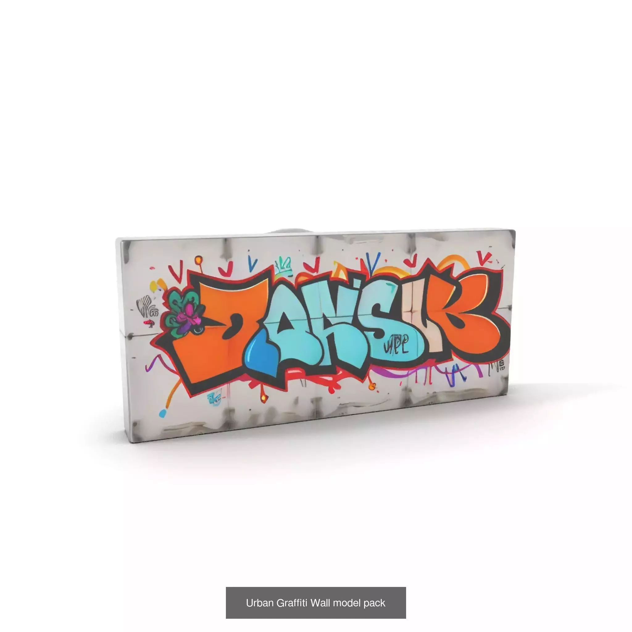 Urban Graffiti 3D Models Collection _39