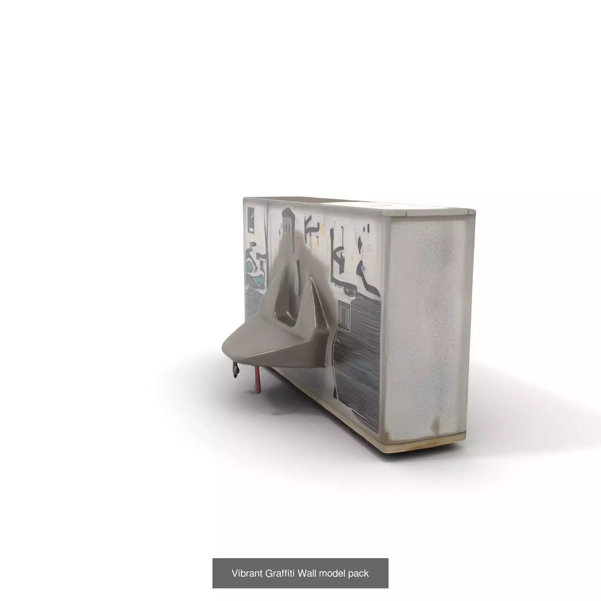 Urban Graffiti 3D Models Collection _40