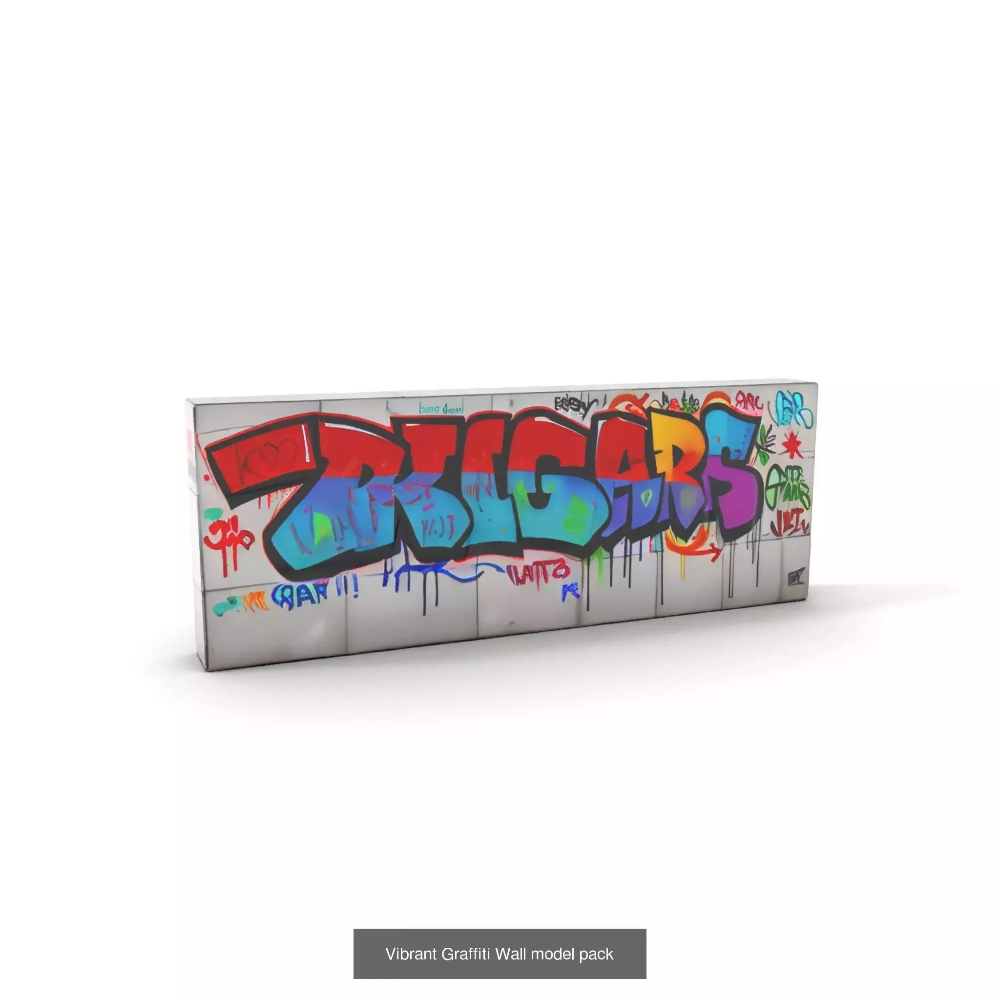 Urban Graffiti 3D Models Collection _44