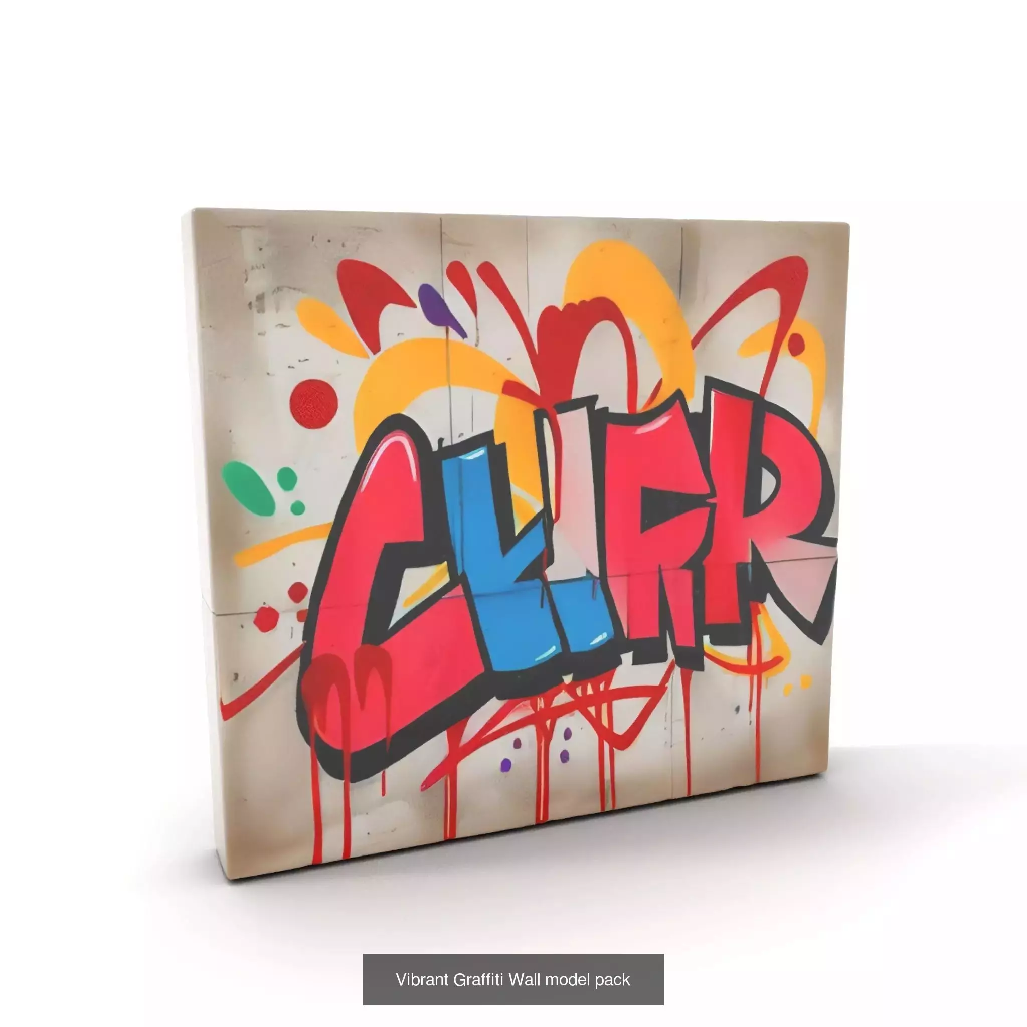 Urban Graffiti 3D Models Collection _48