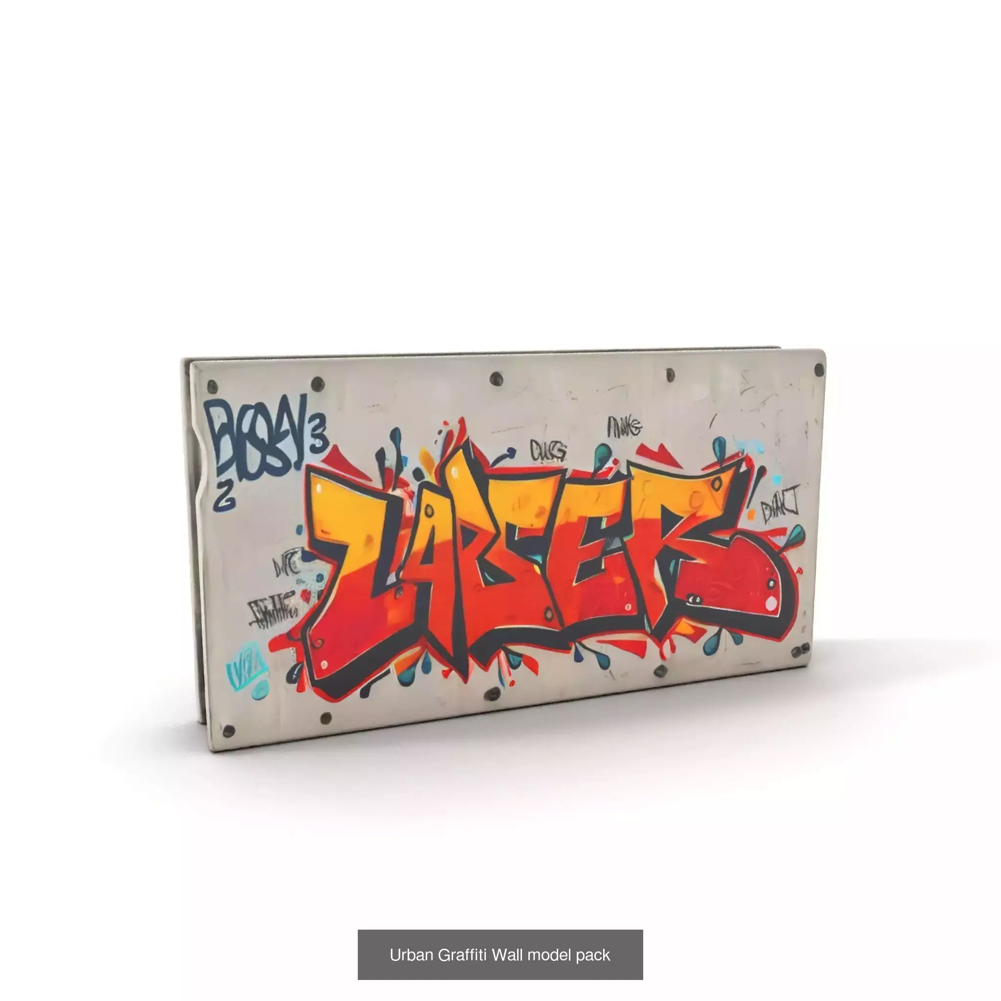 Urban Graffiti 3D Models Collection _42