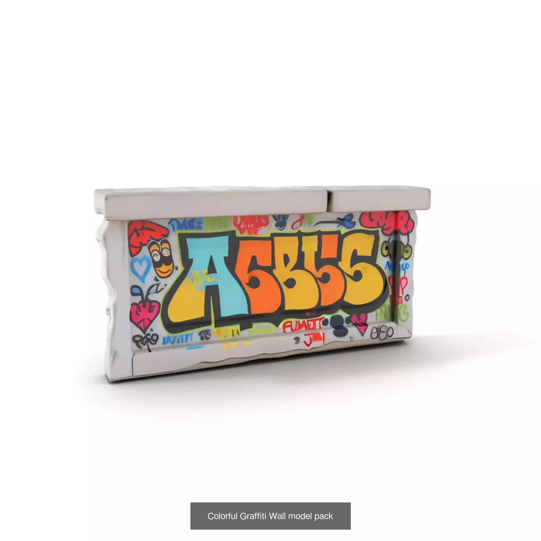 Urban Graffiti 3D Models Collection _54