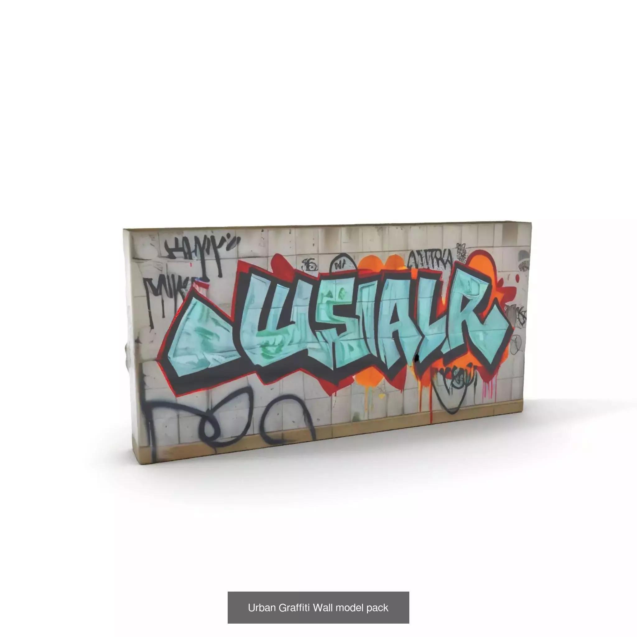 Urban Graffiti 3D Models Collection _50