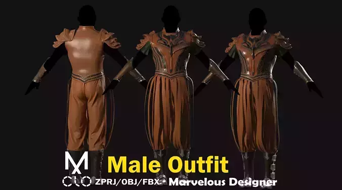 Male Armor Outfit