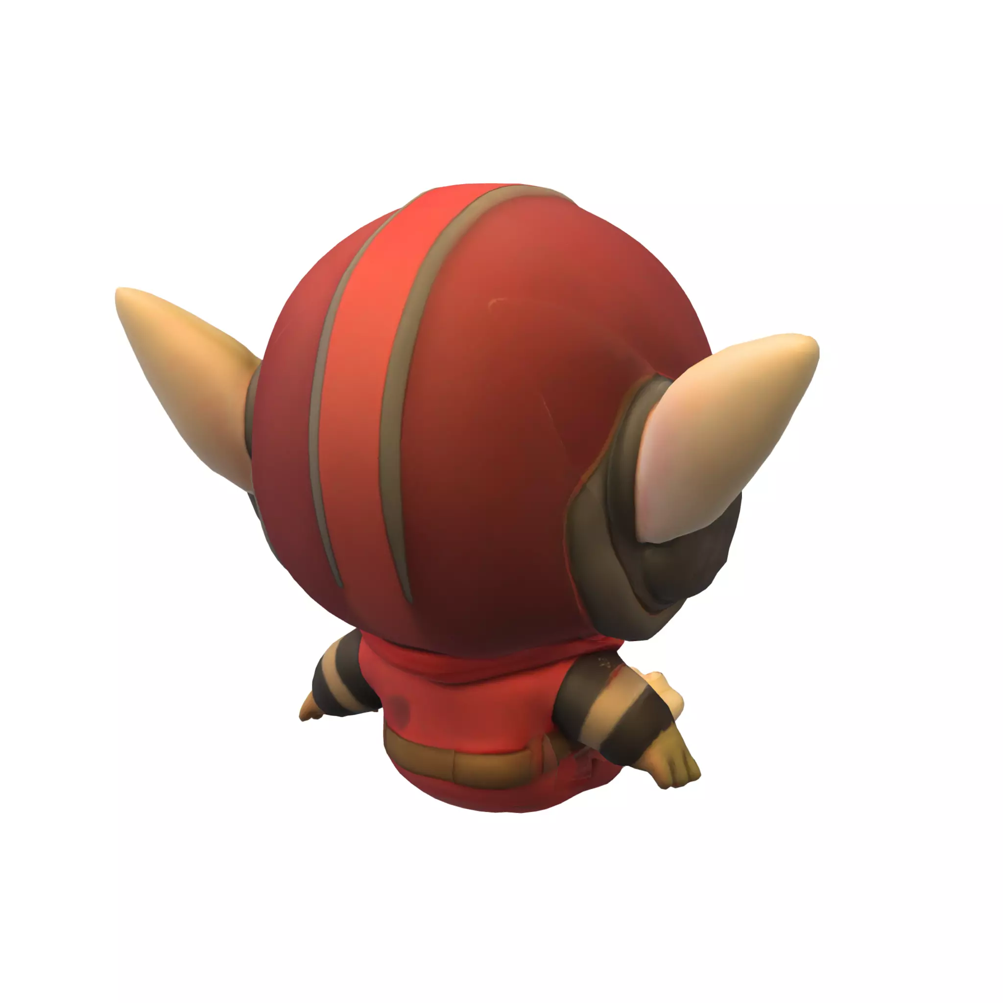 pack chibi doll starwars Low-poly 3D model_10