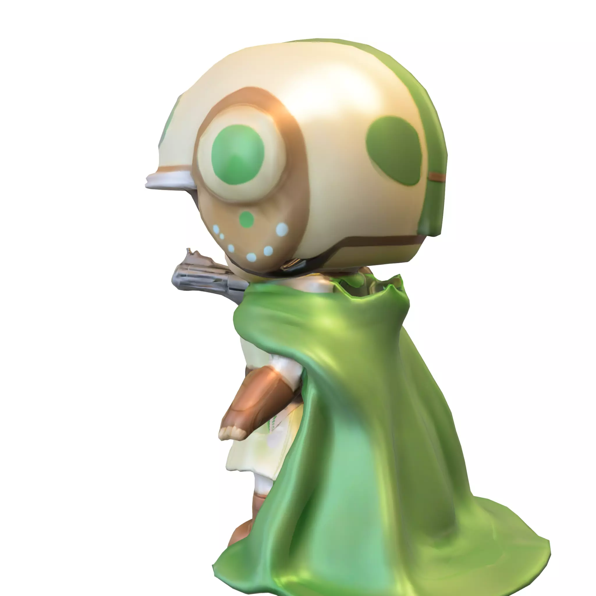 pack chibi doll starwars Low-poly 3D model_7