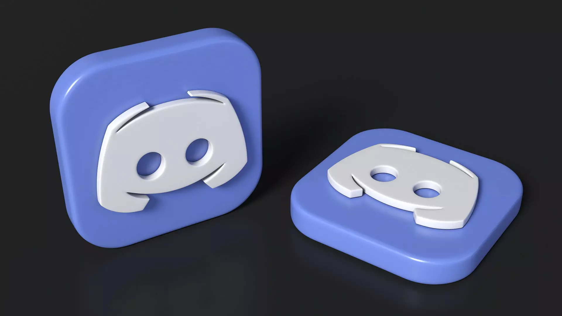 Discord Icon 3D model_4
