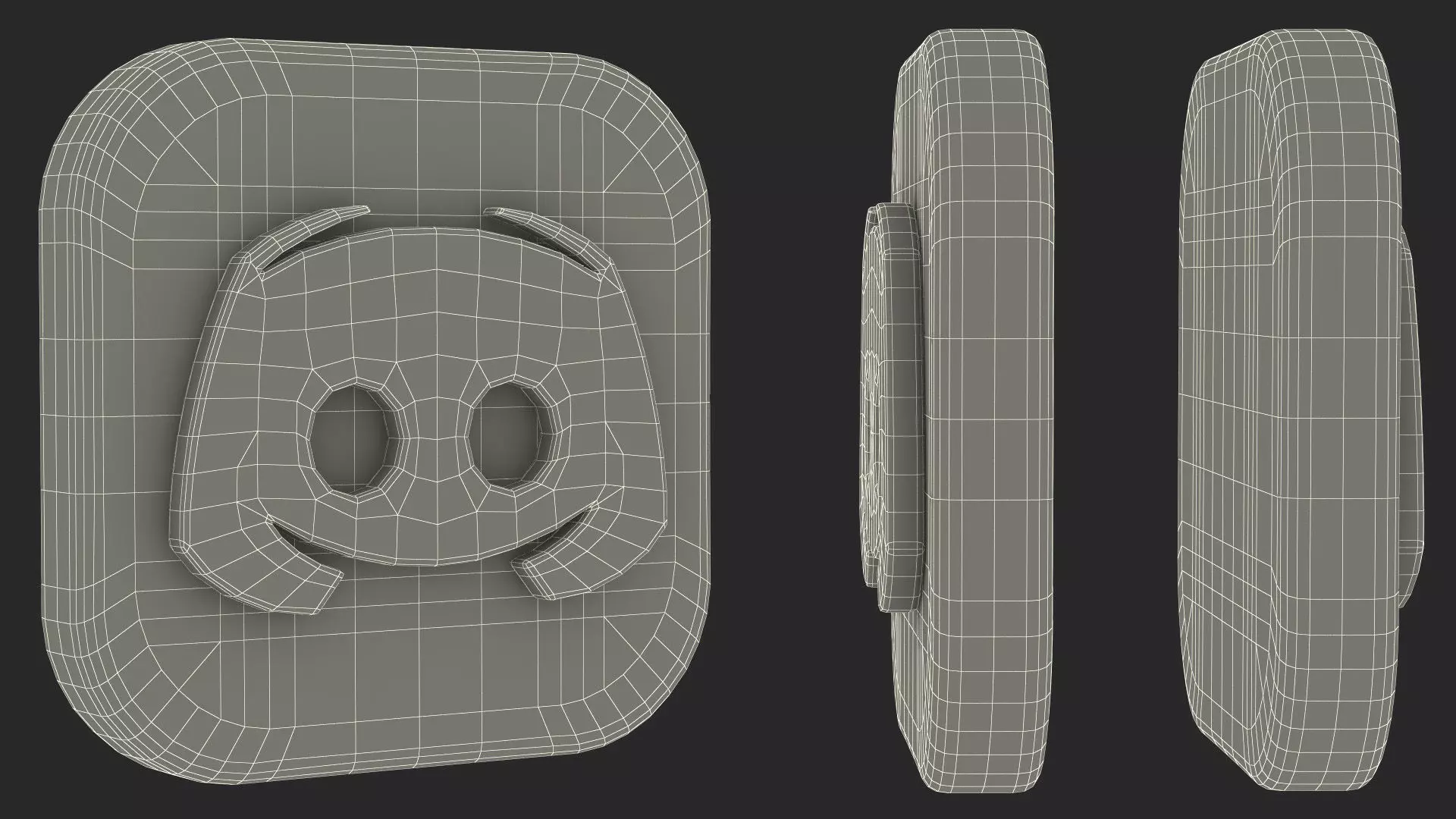 Discord Icon 3D model_18