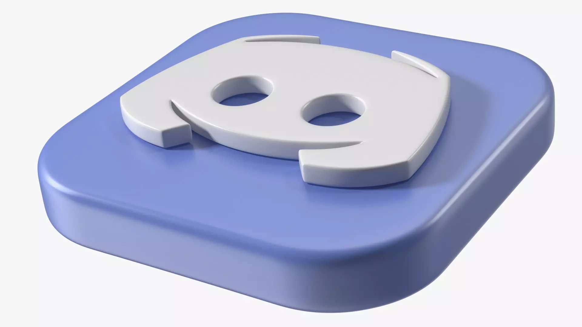 Discord Icon 3D model_7