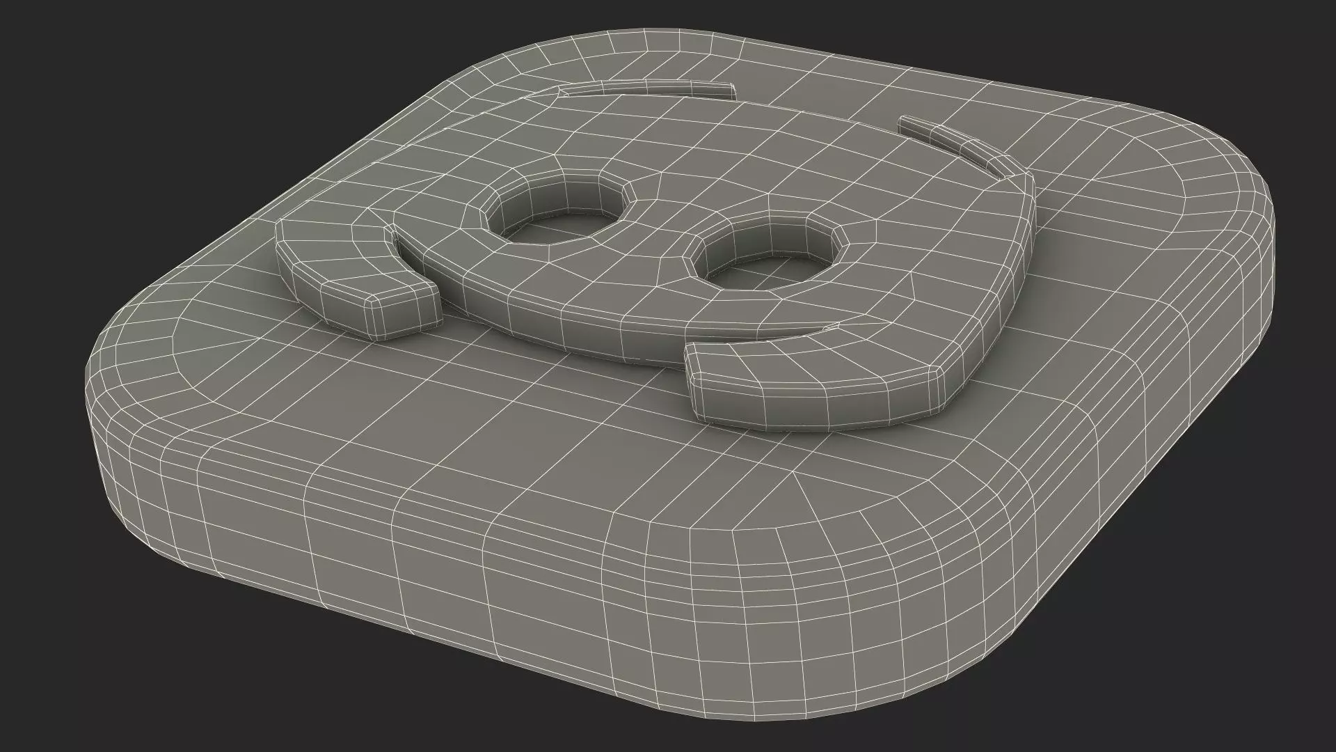 Discord Icon 3D model_19