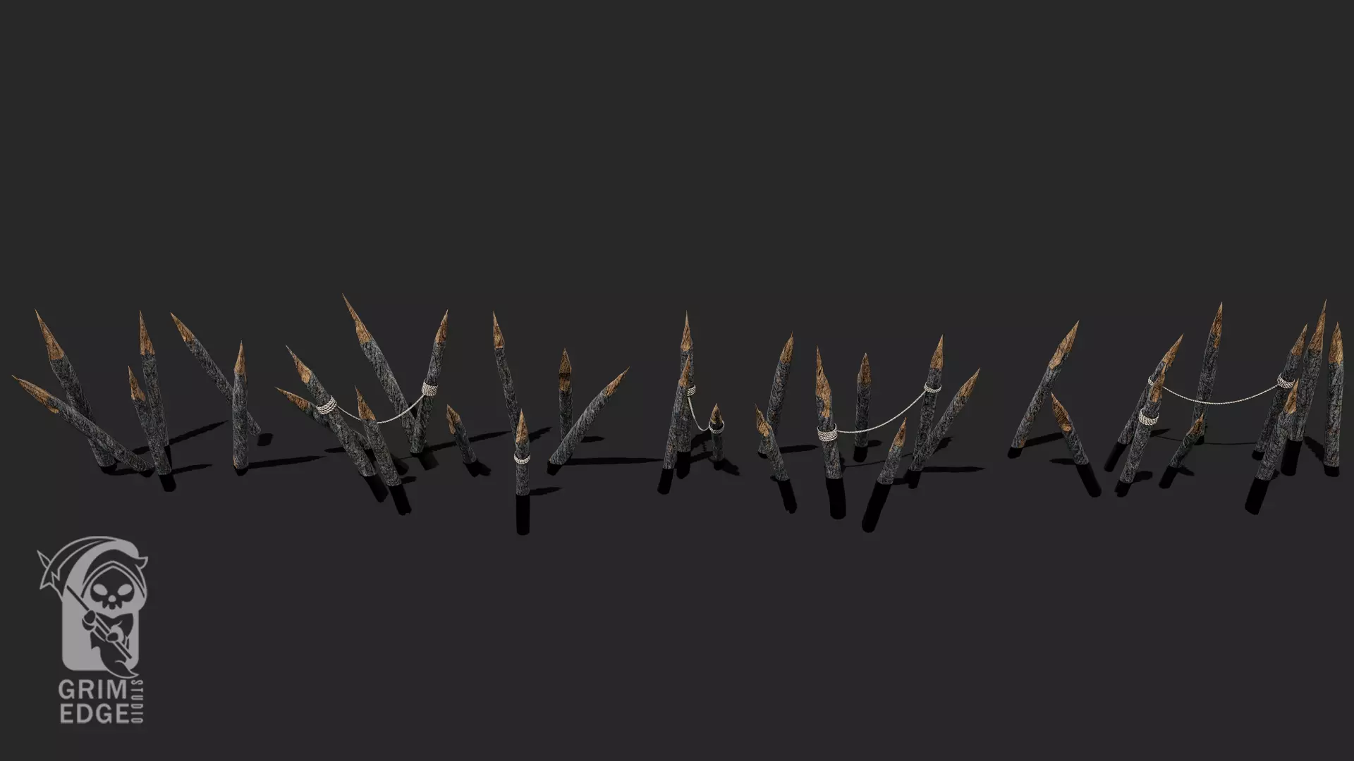 Wooden Trap Low-poly 3D model_0