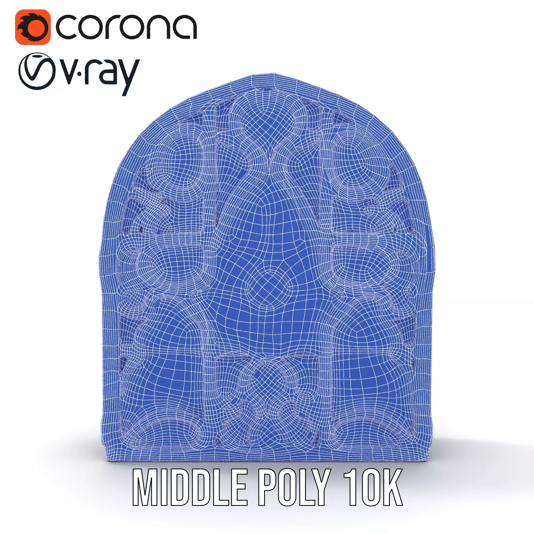 Vibrant Stained Glass model pack Low-poly 3D model_29