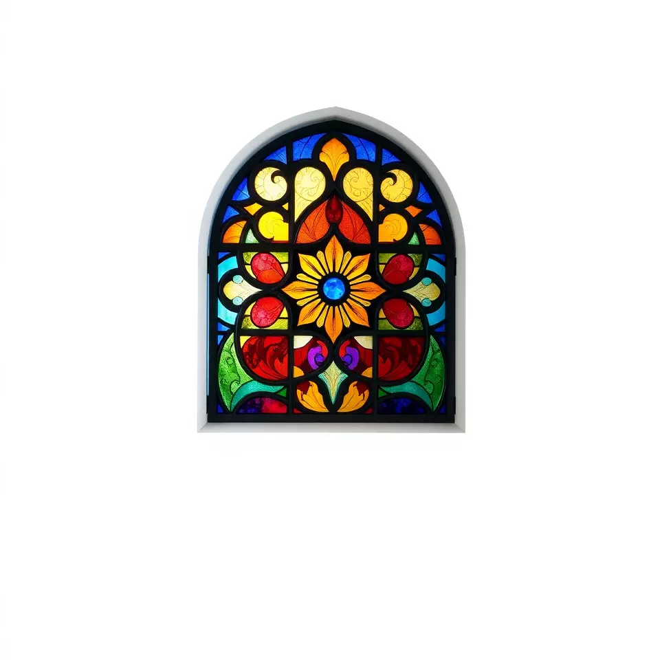 Vibrant Stained Glass model pack Low-poly 3D model_2