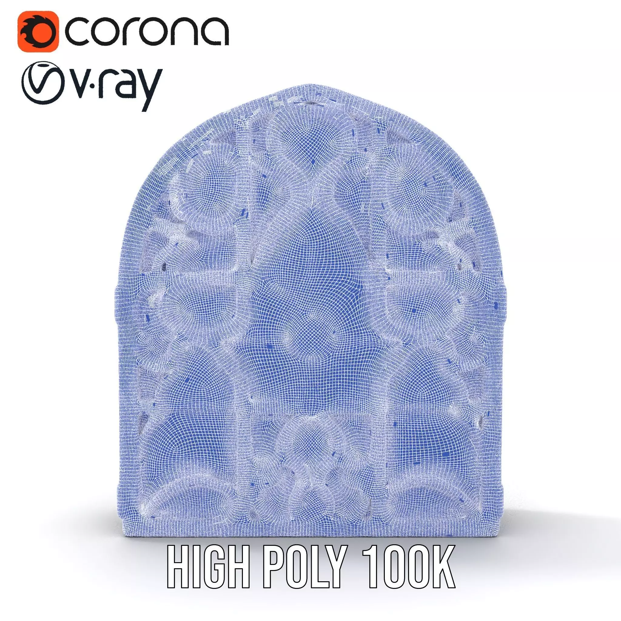 Vibrant Stained Glass model pack Low-poly 3D model_34